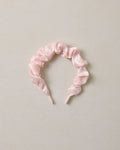 Gathered Headband Rose Shimmer - Rylee + Cru | Kids Clothes | Trendy Baby Clothes | Modern Infant Outfits |