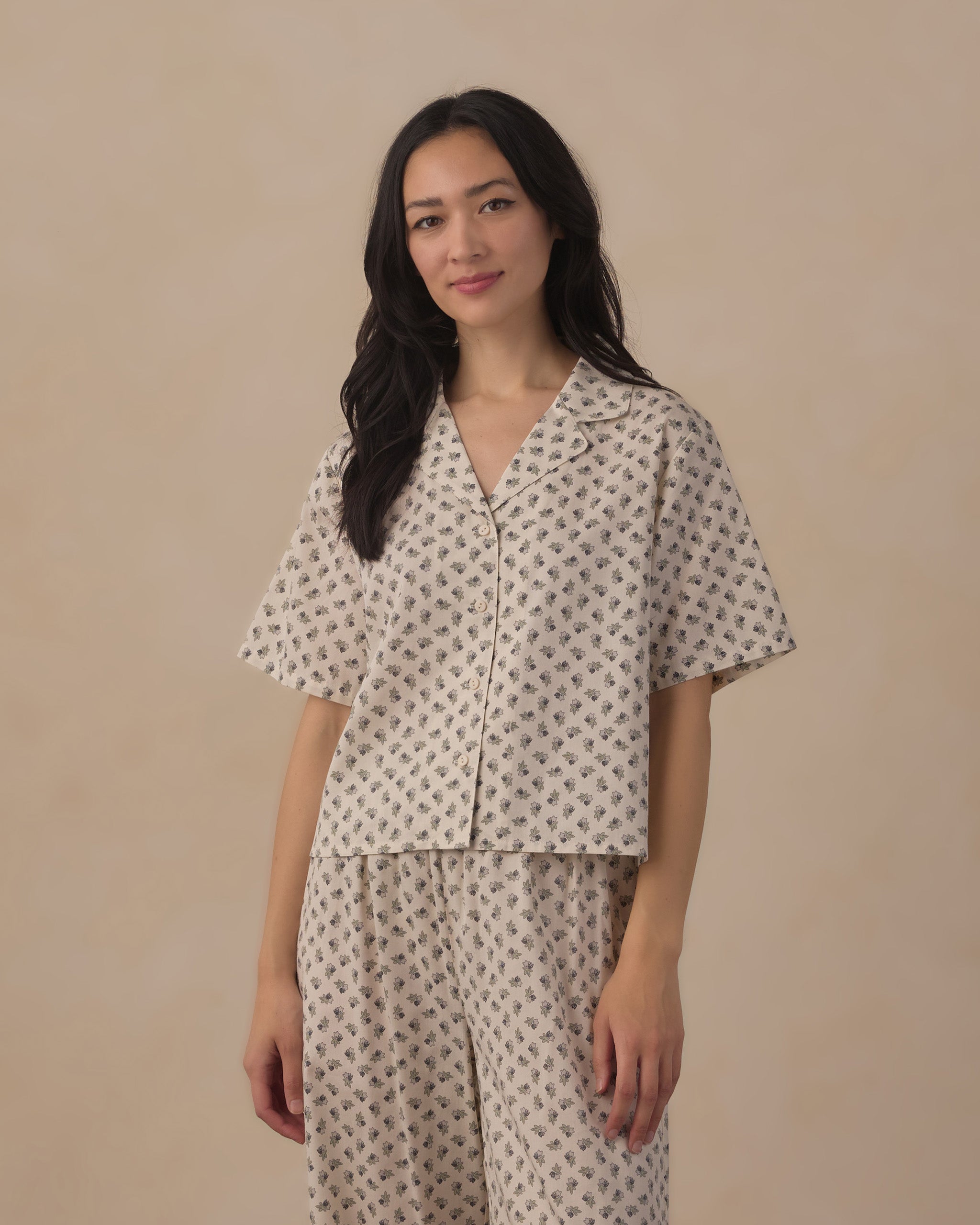 Women's Woven Pajama Set Vintage Fleur - Rylee + Cru | Kids Clothes | Trendy Baby Clothes | Modern Infant Outfits |