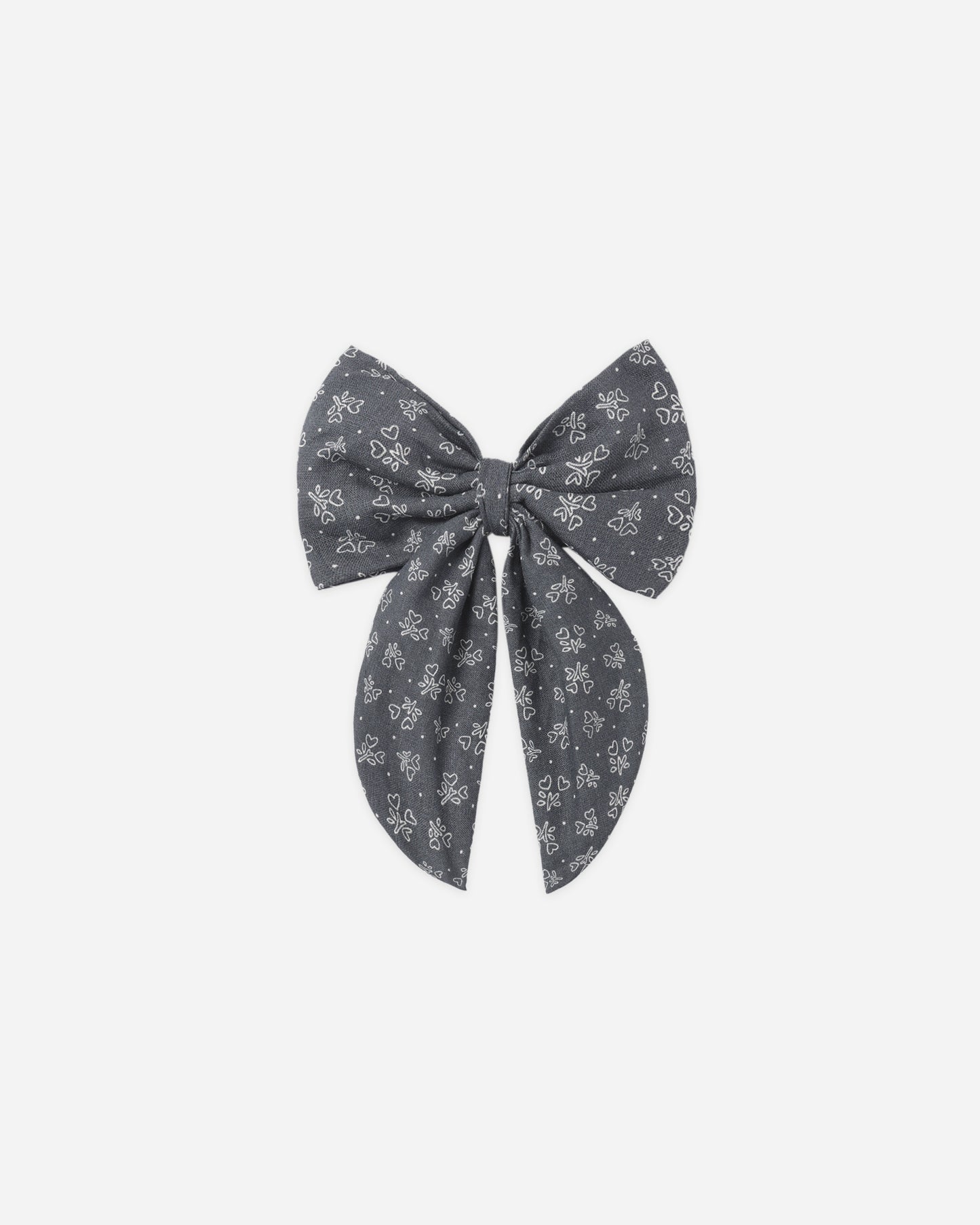 Oversized Bow Heart Ditsy - Rylee + Cru | Kids Clothes | Trendy Baby Clothes | Modern Infant Outfits |