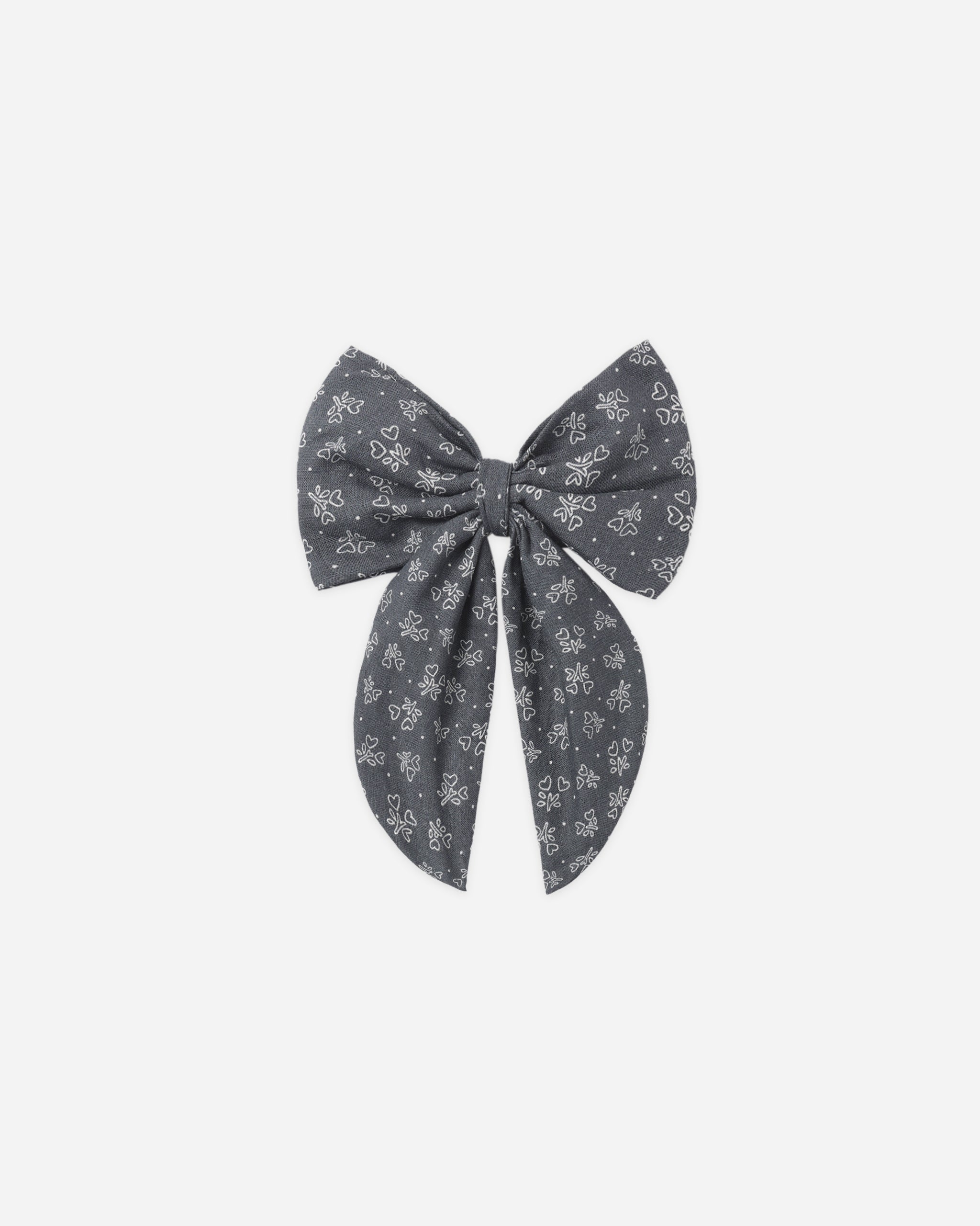 Oversized Bow Heart Ditsy - Rylee + Cru | Kids Clothes | Trendy Baby Clothes | Modern Infant Outfits |