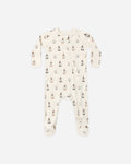 Bamboo Zip Footie Costume Kittens - Rylee + Cru | Kids Clothes | Trendy Baby Clothes | Modern Infant Outfits |