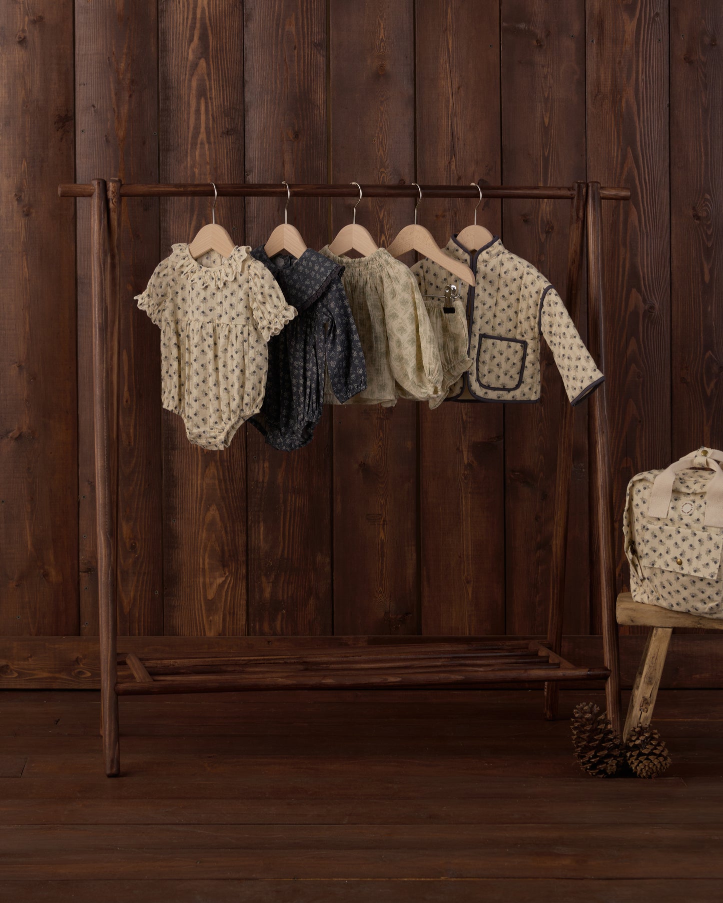 Quilted Jacket Vintage Fleur - Rylee + Cru | Kids Clothes | Trendy Baby Clothes | Modern Infant Outfits |