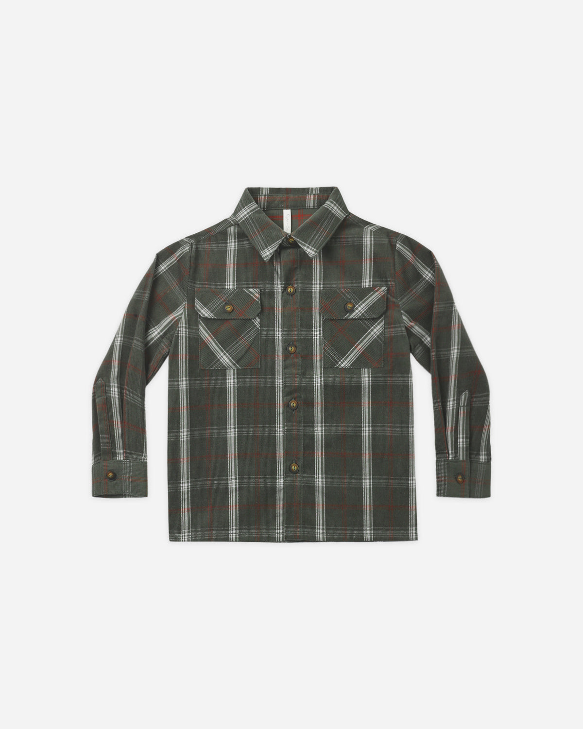 Pocketed Flannel Shirt Holiday Plaid - Rylee + Cru | Kids Clothes | Trendy Baby Clothes | Modern Infant Outfits |