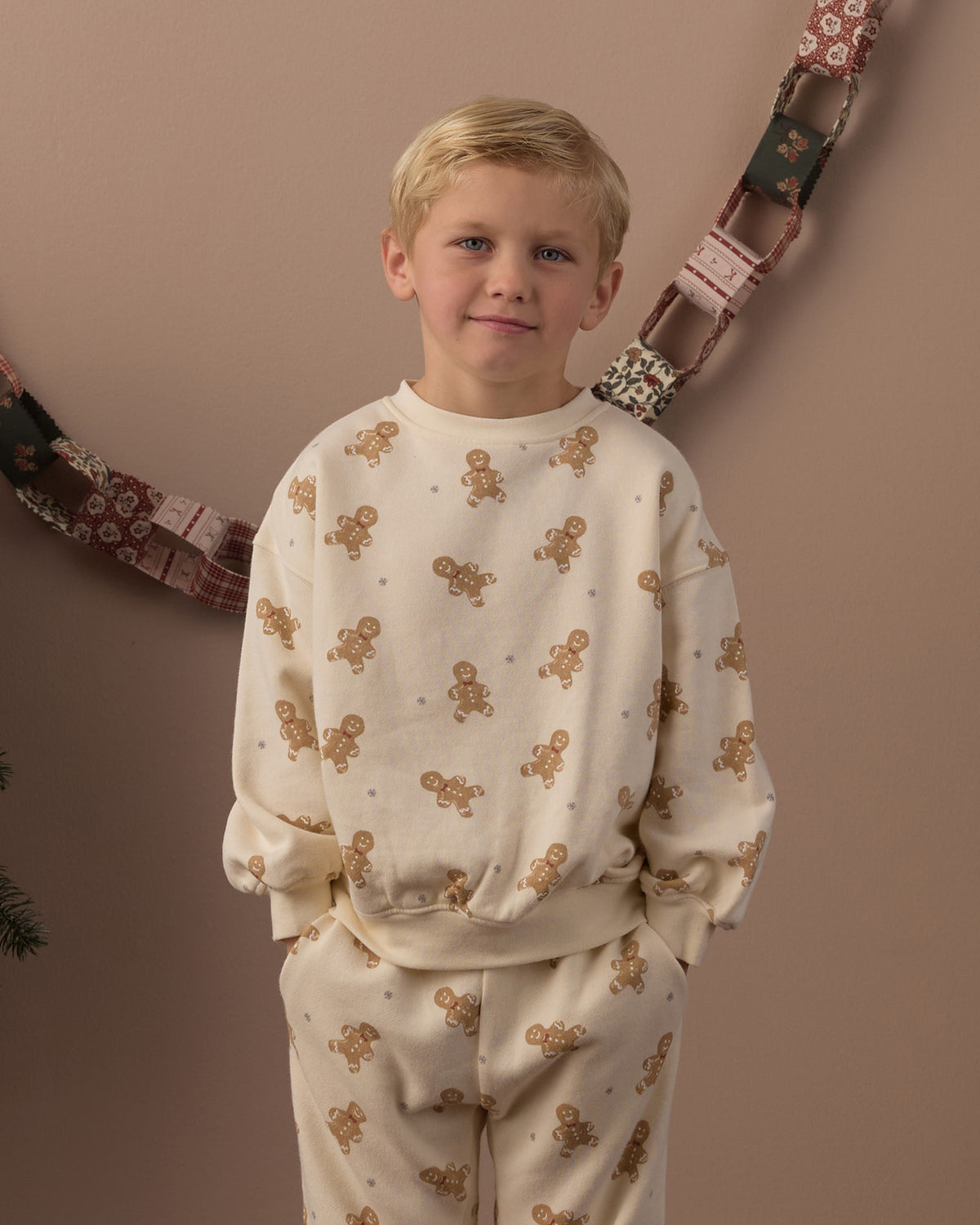 Relaxed Sweatshirt Gingerbread - Rylee + Cru | Kids Clothes | Trendy Baby Clothes | Modern Infant Outfits |
