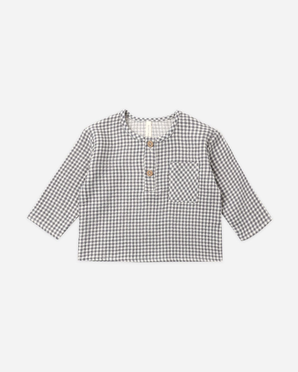 Rory Shirt Midnight Gingham - Rylee + Cru | Kids Clothes | Trendy Baby Clothes | Modern Infant Outfits |