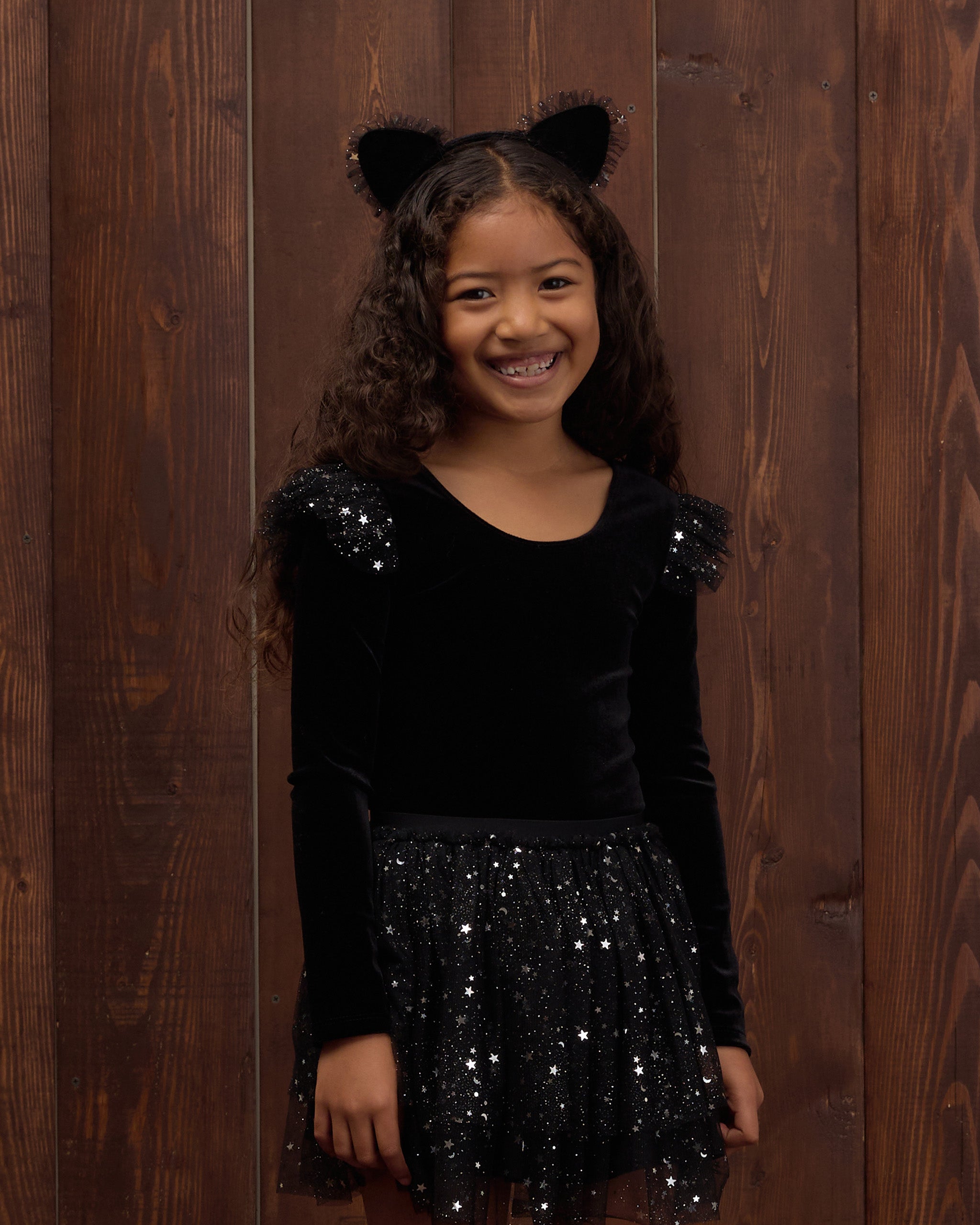 Cat Headband Black - Rylee + Cru | Kids Clothes | Trendy Baby Clothes | Modern Infant Outfits |