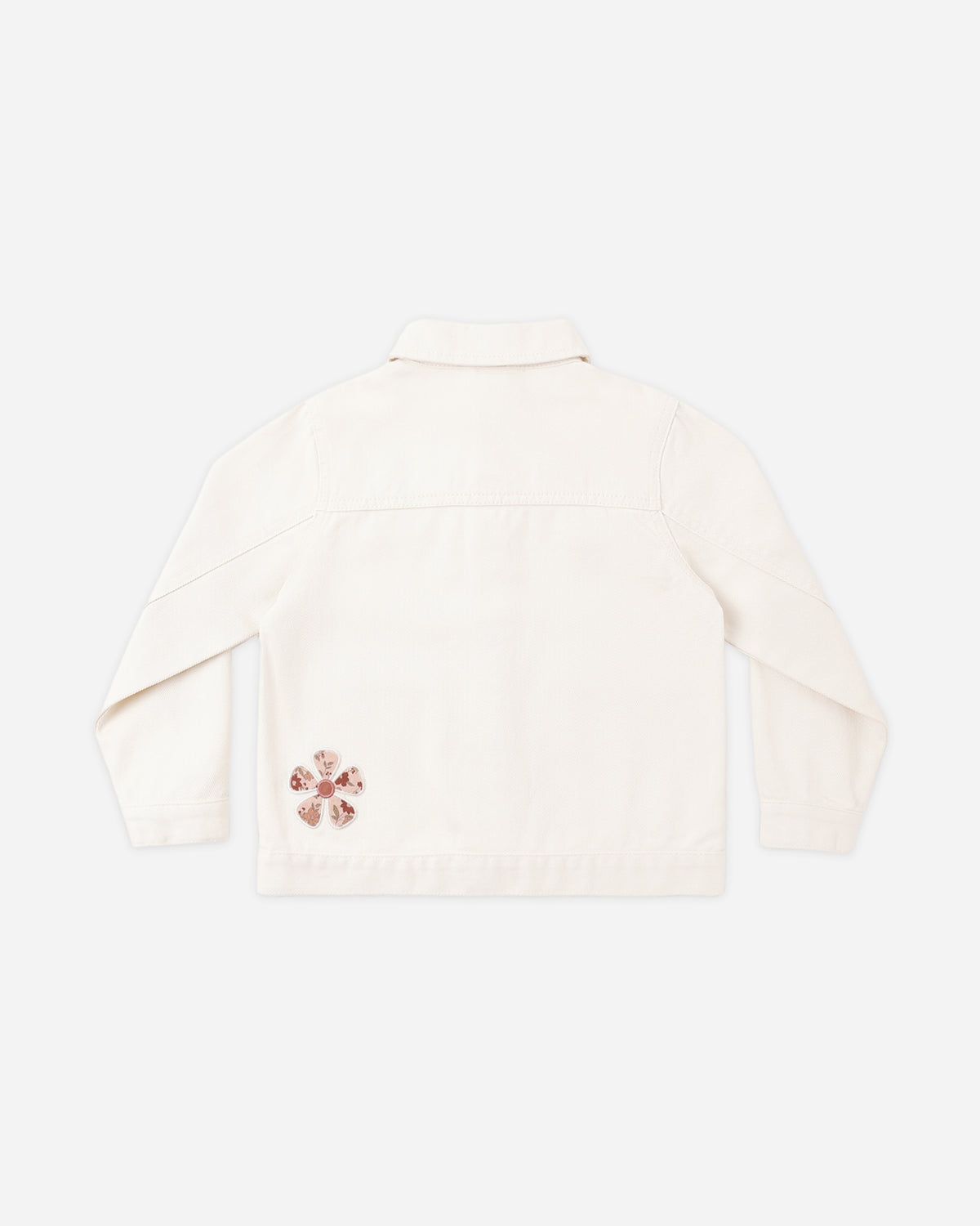 Denim Chore Coat Daisy Patches - Rylee + Cru | Kids Clothes | Trendy Baby Clothes | Modern Infant Outfits |