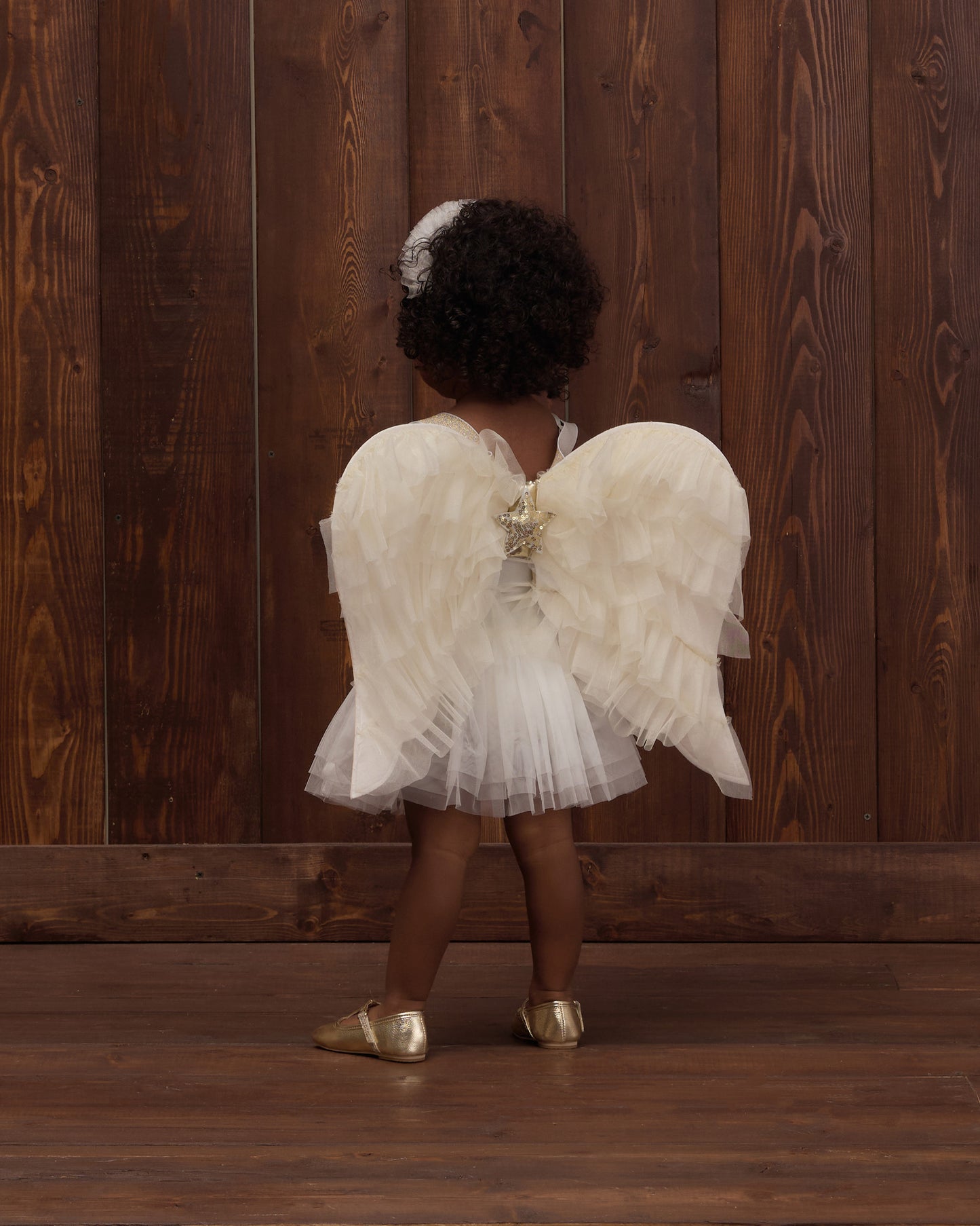 Angel Wings Ivory Shimmer - Rylee + Cru | Kids Clothes | Trendy Baby Clothes | Modern Infant Outfits |