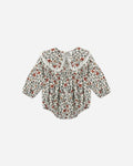 Fern Romper Holiday Floral - Rylee + Cru | Kids Clothes | Trendy Baby Clothes | Modern Infant Outfits |