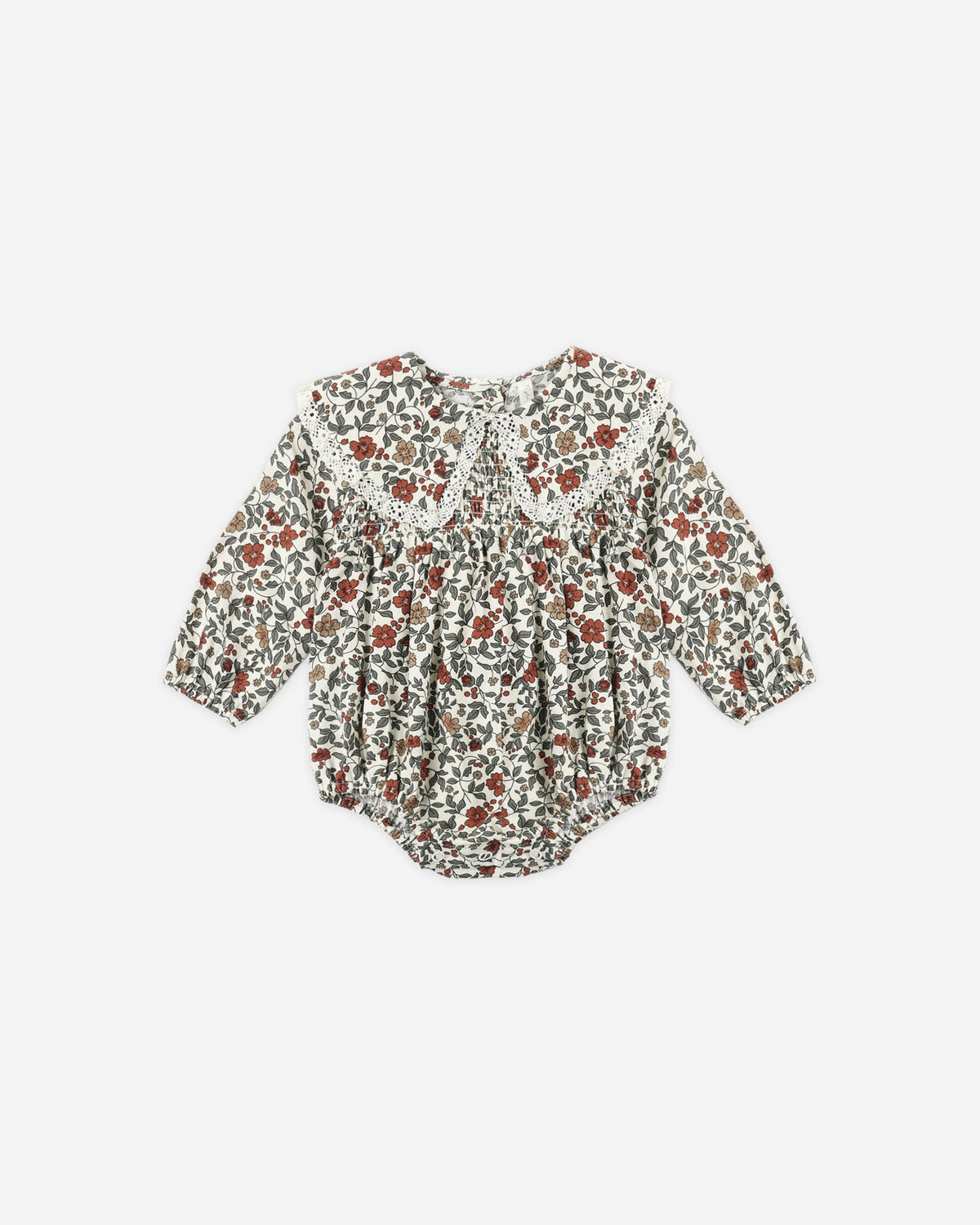 Fern Romper Holiday Floral - Rylee + Cru | Kids Clothes | Trendy Baby Clothes | Modern Infant Outfits |