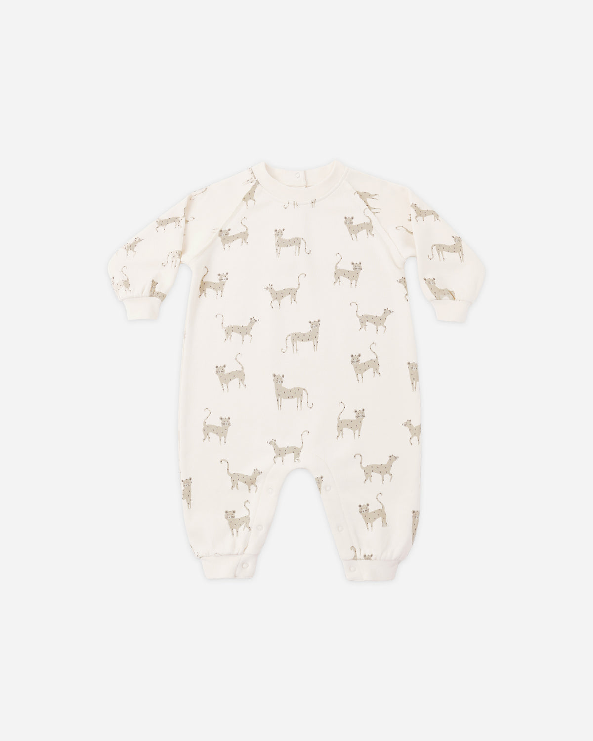 Raglan Jumpsuit Leopards - Rylee + Cru | Kids Clothes | Trendy Baby Clothes | Modern Infant Outfits |