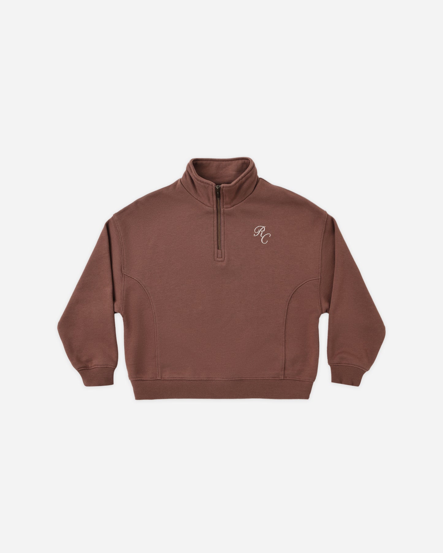 Half Zip Sweatshirt Mulberry - Rylee + Cru | Kids Clothes | Trendy Baby Clothes | Modern Infant Outfits |