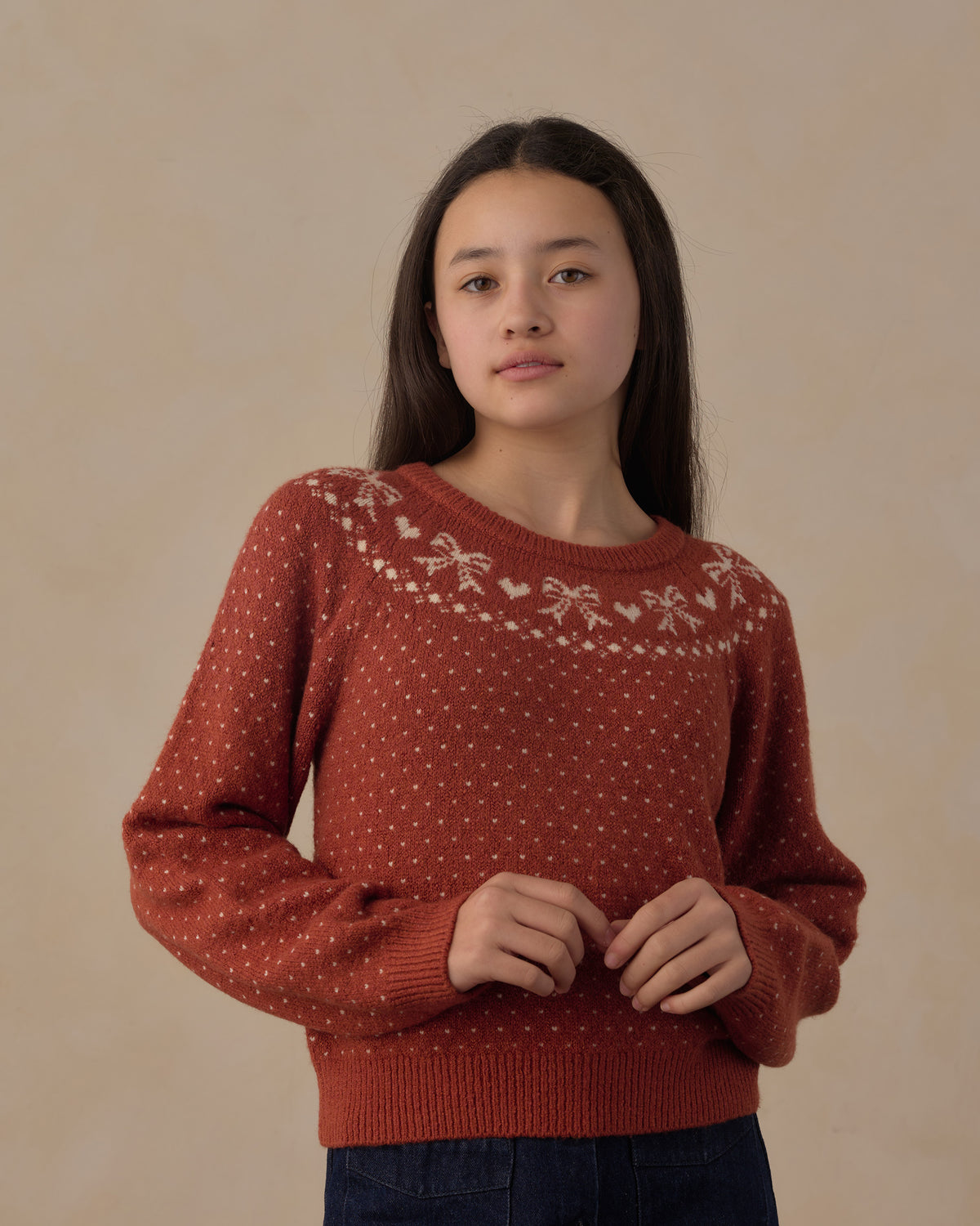 Teen Fair Isle Sweater Ruby - Rylee + Cru | Kids Clothes | Trendy Baby Clothes | Modern Infant Outfits |