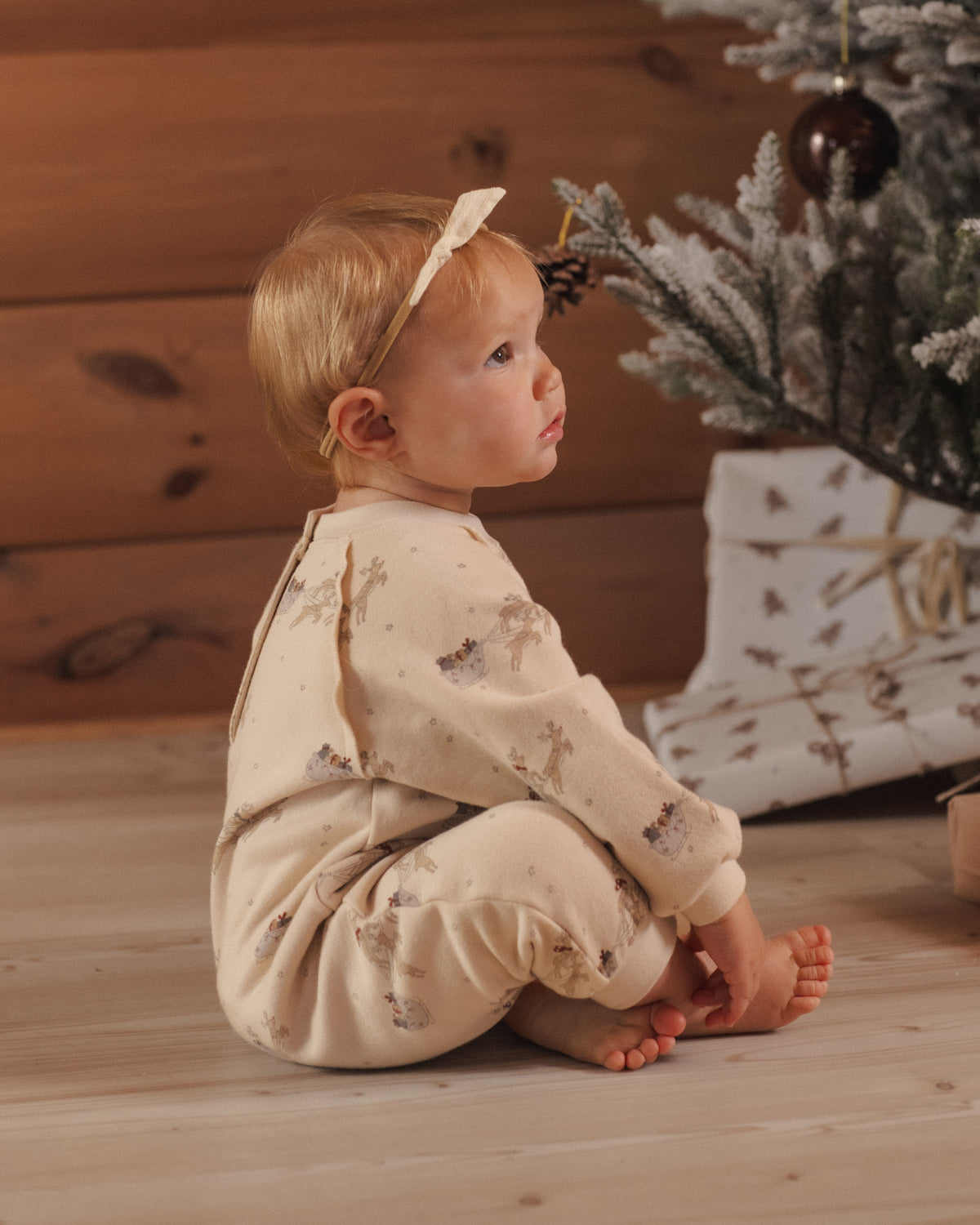 Raglan Jumpsuit Reindeer - Rylee + Cru | Kids Clothes | Trendy Baby Clothes | Modern Infant Outfits |