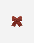 Crochet Bow Redwood - Rylee + Cru | Kids Clothes | Trendy Baby Clothes | Modern Infant Outfits |