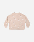 Boxy Pullover Swans - Rylee + Cru | Kids Clothes | Trendy Baby Clothes | Modern Infant Outfits |