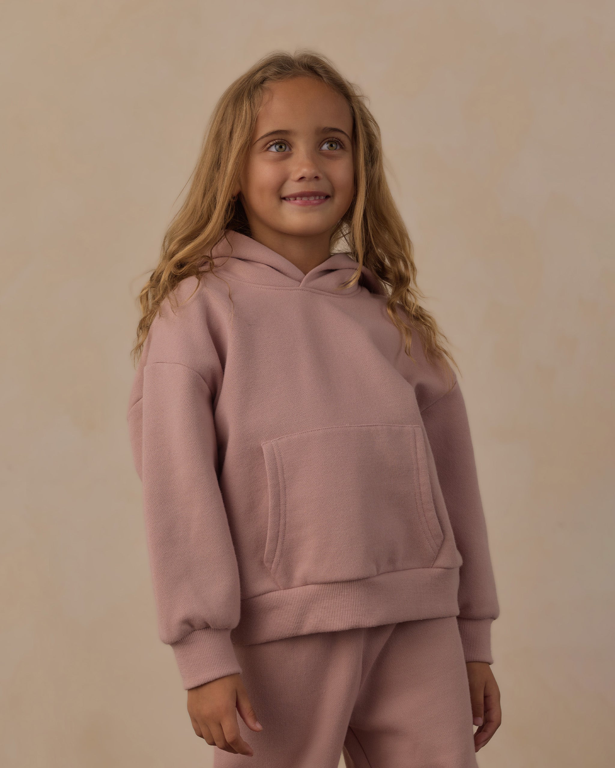 Relaxed Hoodie Rosewood - Rylee + Cru | Kids Clothes | Trendy Baby Clothes | Modern Infant Outfits |