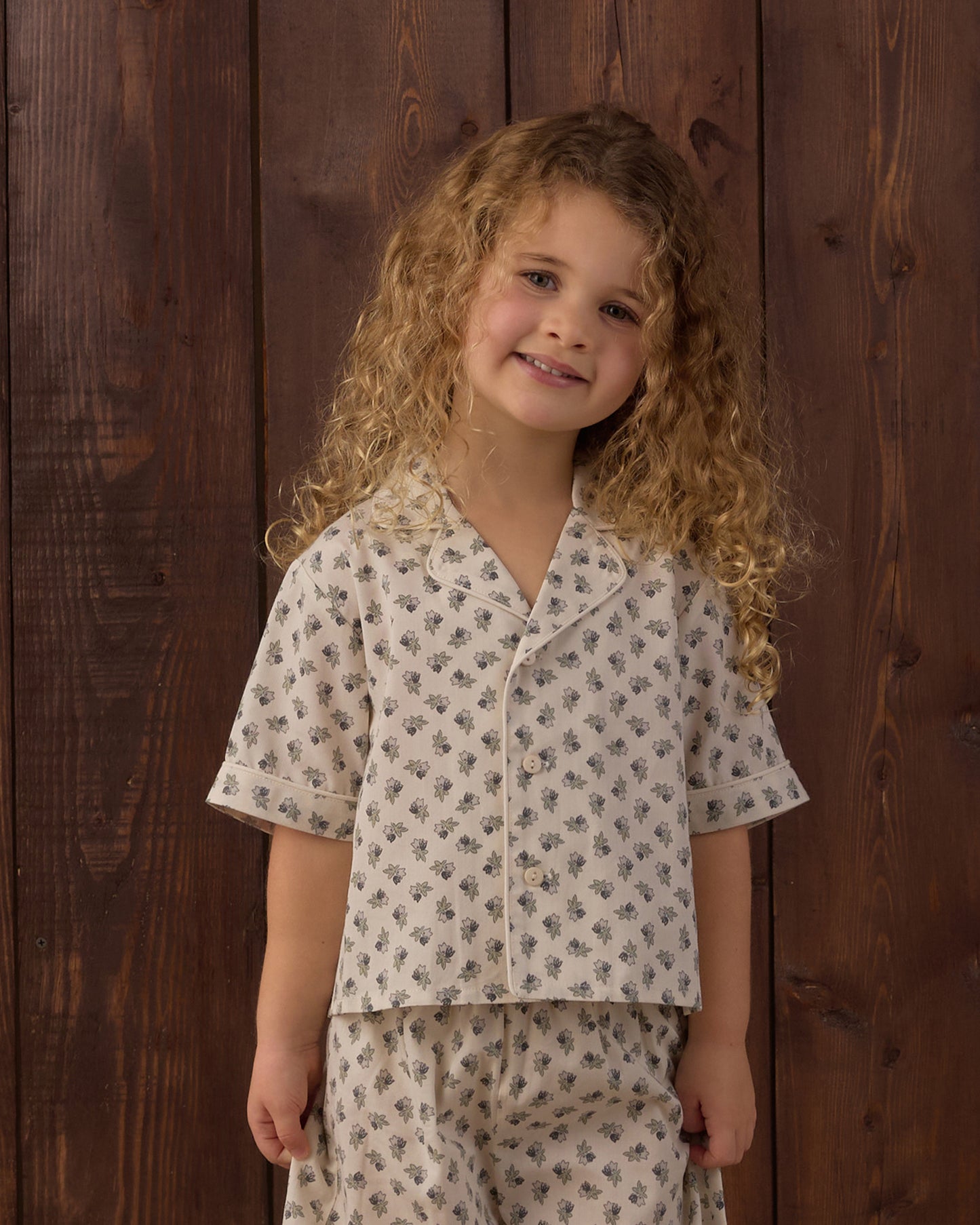 Woven Pajama Set Vintage Fleur - Rylee + Cru | Kids Clothes | Trendy Baby Clothes | Modern Infant Outfits |