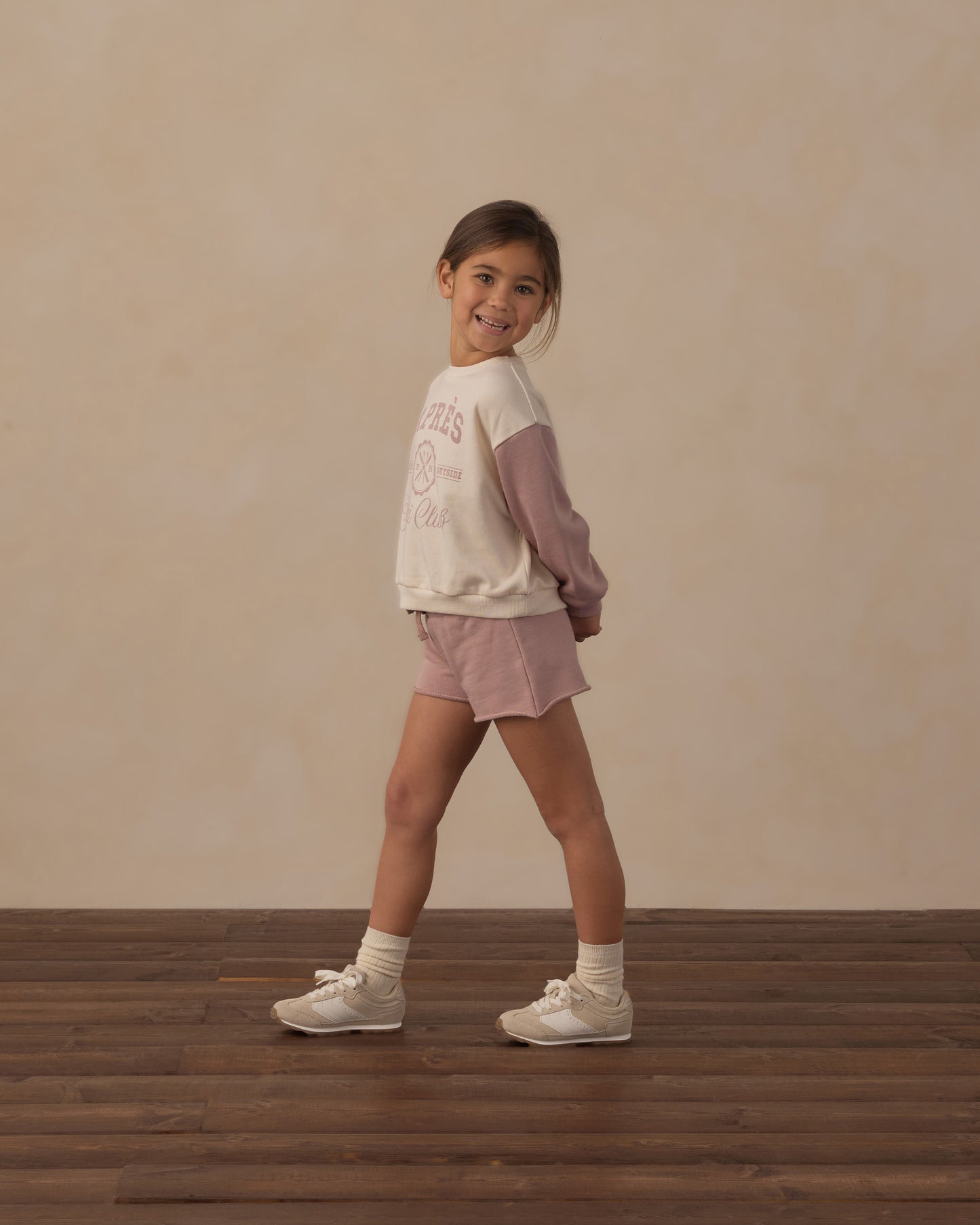 Sweat Short Rosewood - Rylee + Cru | Kids Clothes | Trendy Baby Clothes | Modern Infant Outfits |