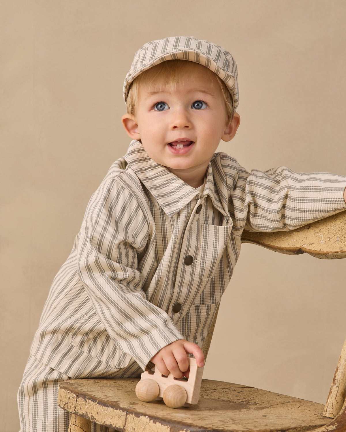 Utility Jacket Laurel Pinstripe - Rylee + Cru | Kids Clothes | Trendy Baby Clothes | Modern Infant Outfits |