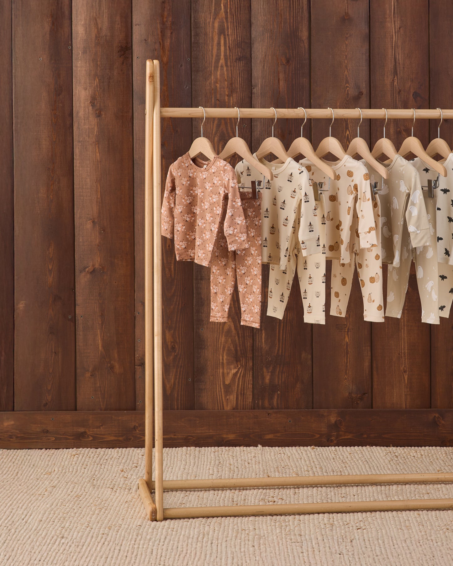 Bamboo Pajama Set Fall Floral - Rylee + Cru | Kids Clothes | Trendy Baby Clothes | Modern Infant Outfits |