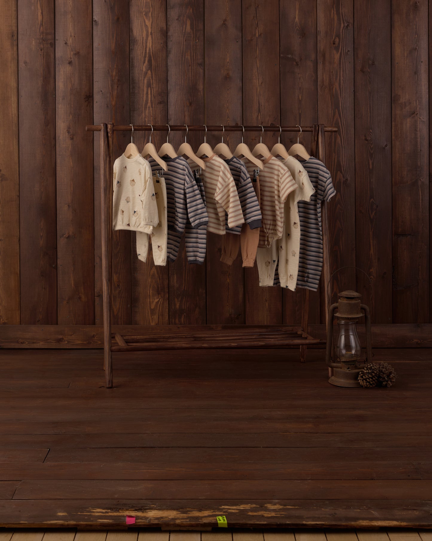 Relaxed Set Blue Stripe - Rylee + Cru | Kids Clothes | Trendy Baby Clothes | Modern Infant Outfits |