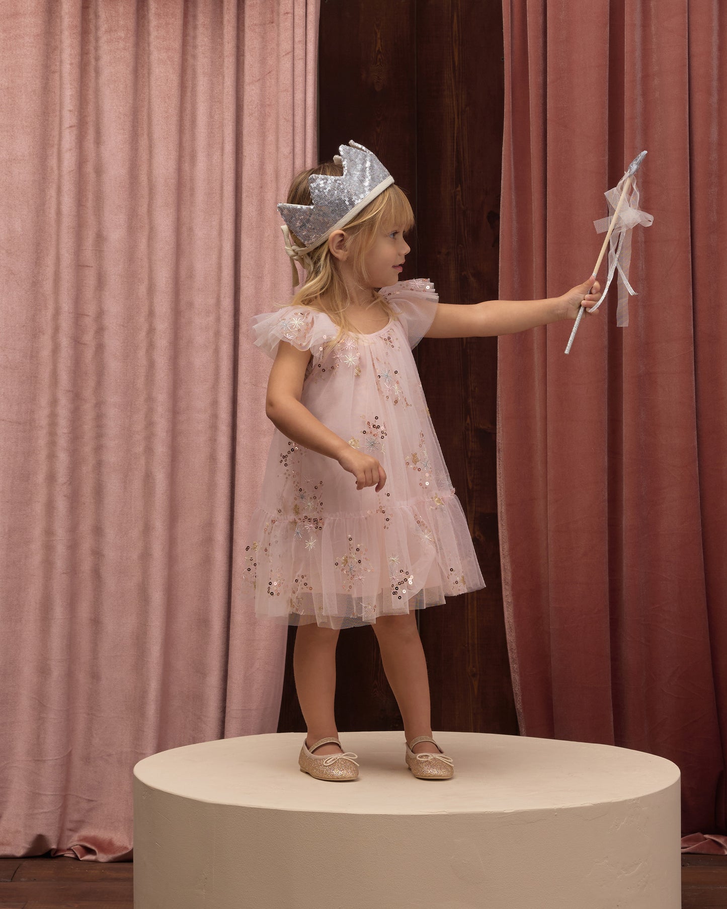 Edie Dress Pink - Rylee + Cru | Kids Clothes | Trendy Baby Clothes | Modern Infant Outfits |