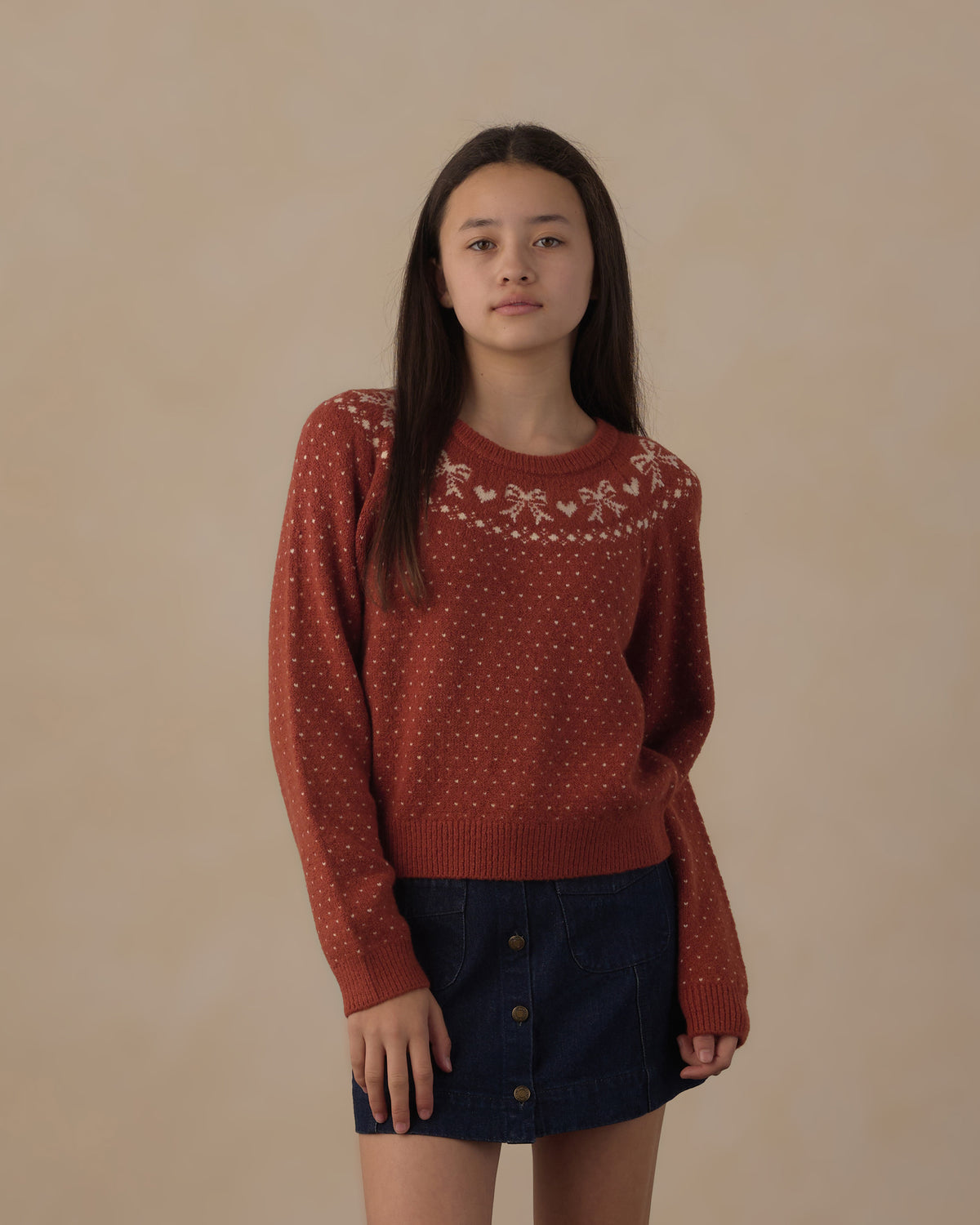 Teen Fair Isle Sweater Ruby - Rylee + Cru | Kids Clothes | Trendy Baby Clothes | Modern Infant Outfits |
