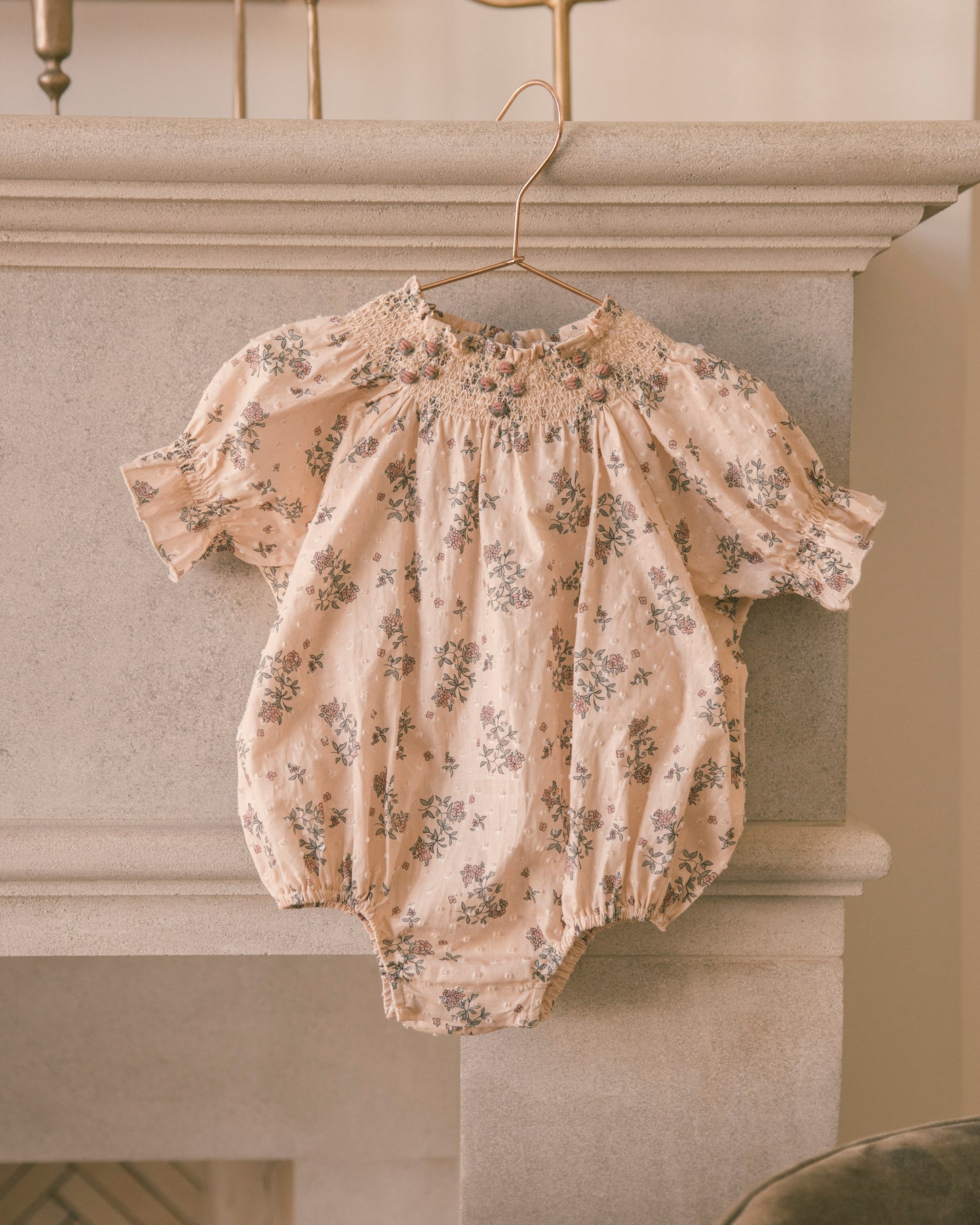 Maddie Romper French Floral - Rylee + Cru | Kids Clothes | Trendy Baby Clothes | Modern Infant Outfits |