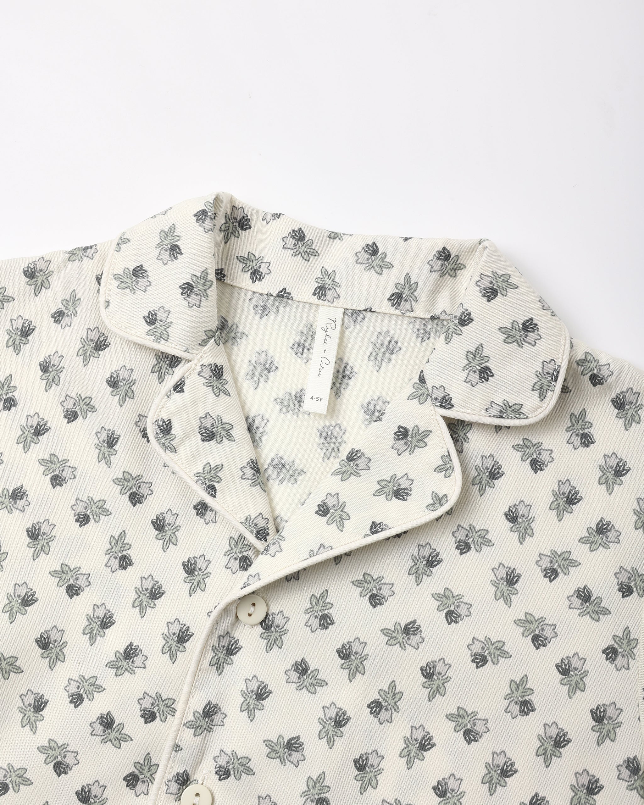Woven Pajama Set Vintage Fleur - Rylee + Cru | Kids Clothes | Trendy Baby Clothes | Modern Infant Outfits |