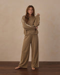 Women's Wide Leg Sweatpant Olive - Rylee + Cru | Kids Clothes | Trendy Baby Clothes | Modern Infant Outfits |