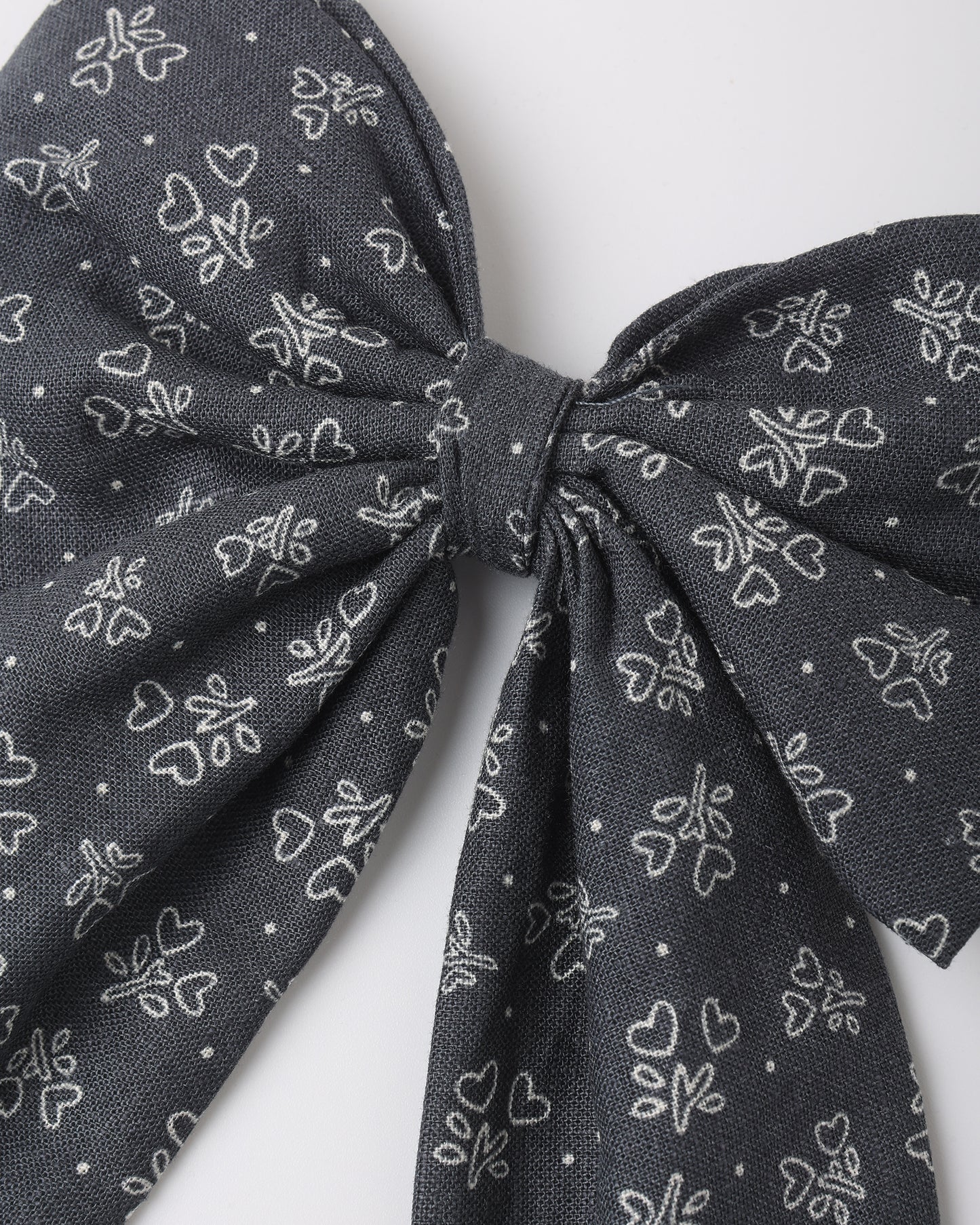 Oversized Bow Heart Ditsy - Rylee + Cru | Kids Clothes | Trendy Baby Clothes | Modern Infant Outfits |