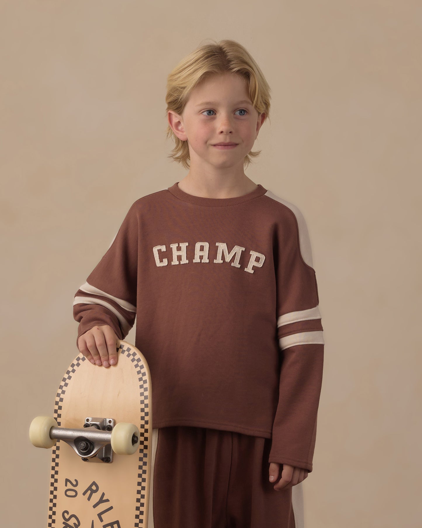 Paneled Sweatpant Mulberry - Rylee + Cru | Kids Clothes | Trendy Baby Clothes | Modern Infant Outfits |