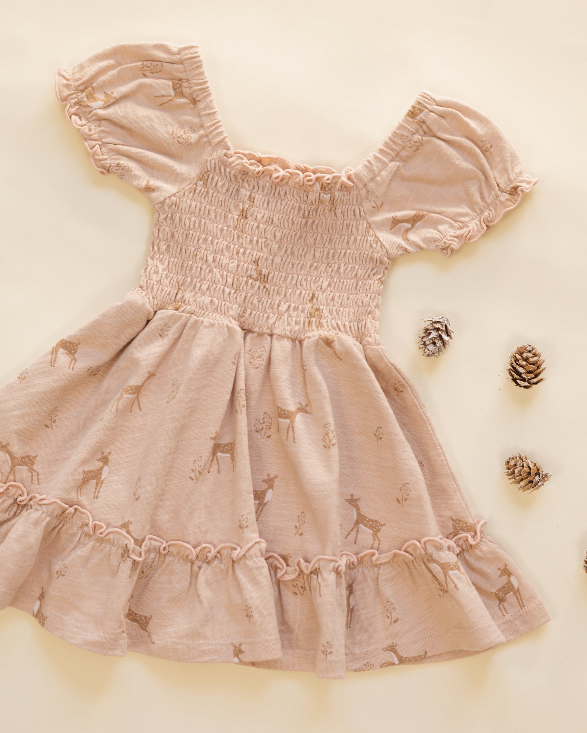 Sage Jersey Dress Fawns - Rylee + Cru | Kids Clothes | Trendy Baby Clothes | Modern Infant Outfits |