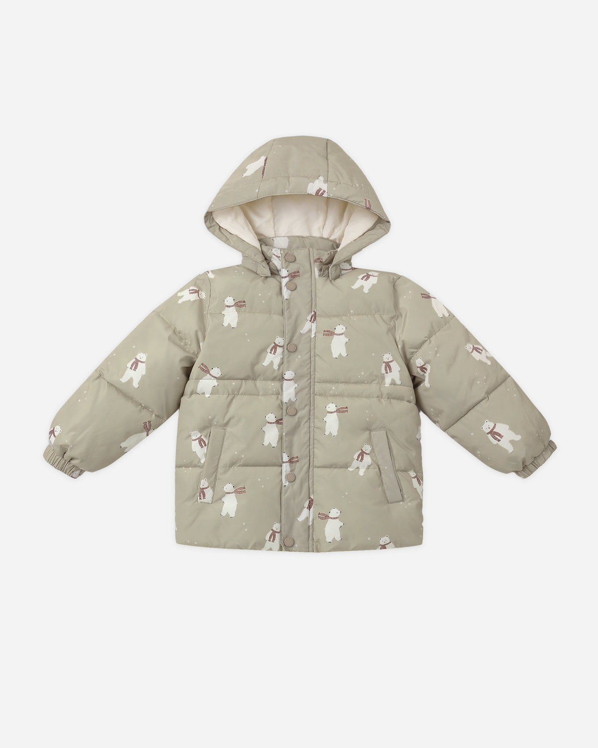 Puffer Jacket Polar Bears - Rylee + Cru | Kids Clothes | Trendy Baby Clothes | Modern Infant Outfits |