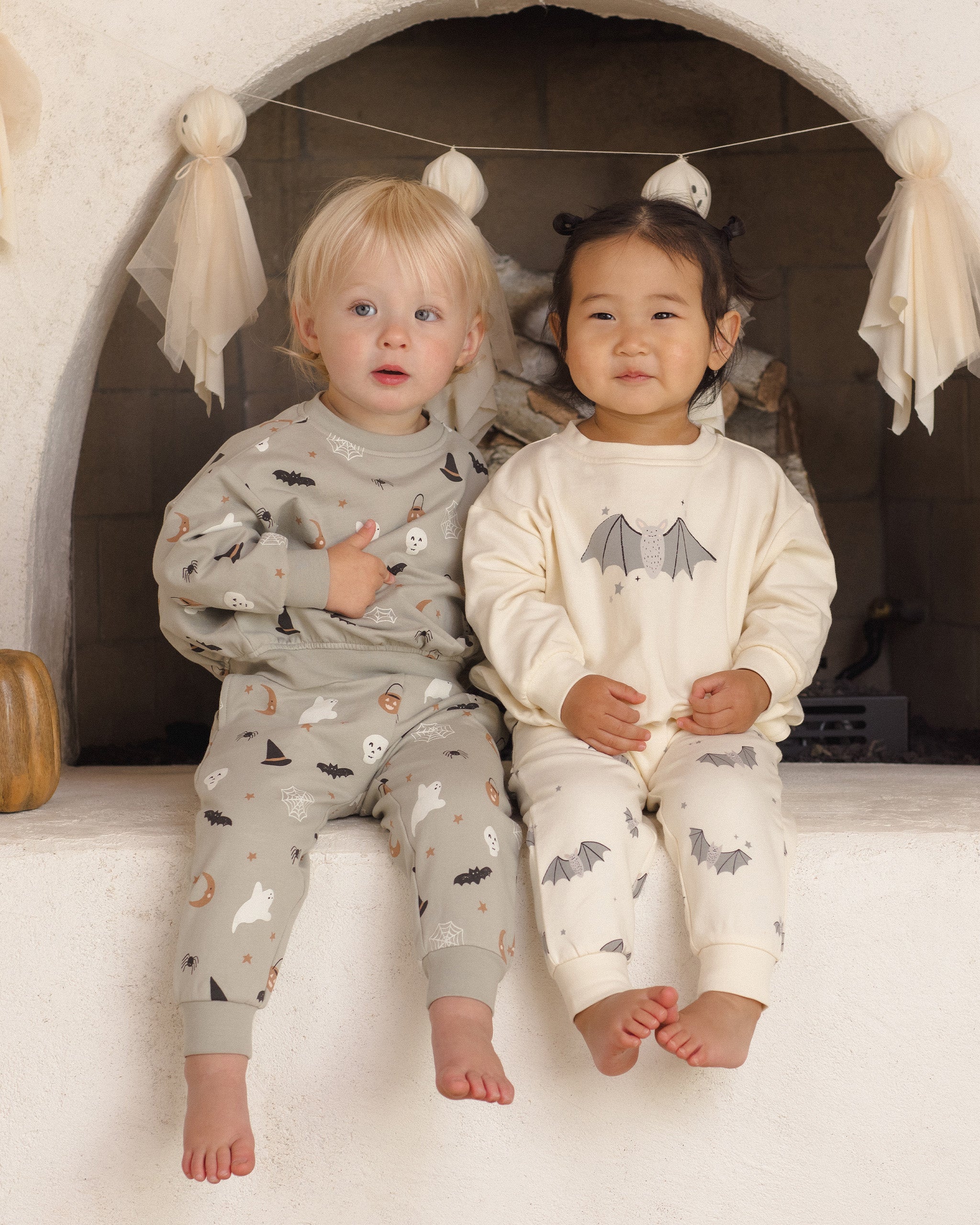 Relaxed Fleece Sweatpant Halloween Things - Rylee + Cru | Kids Clothes | Trendy Baby Clothes | Modern Infant Outfits |