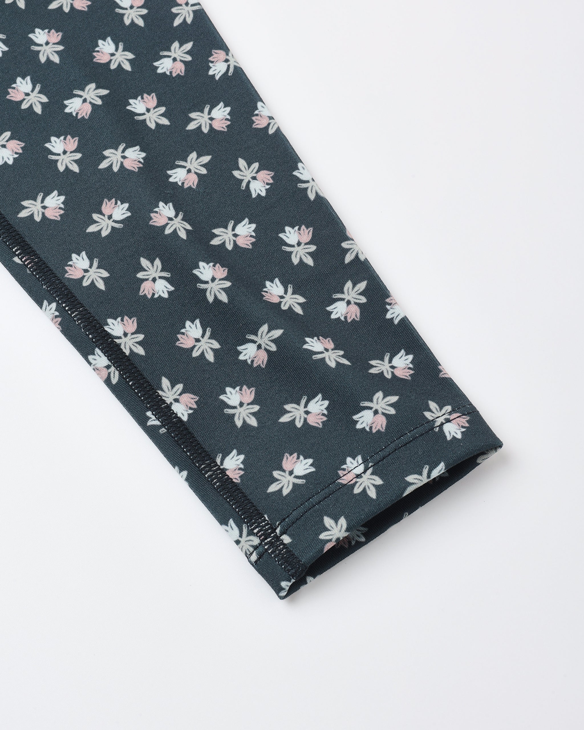 Basic Legging Blue Blooms - Rylee + Cru | Kids Clothes | Trendy Baby Clothes | Modern Infant Outfits |
