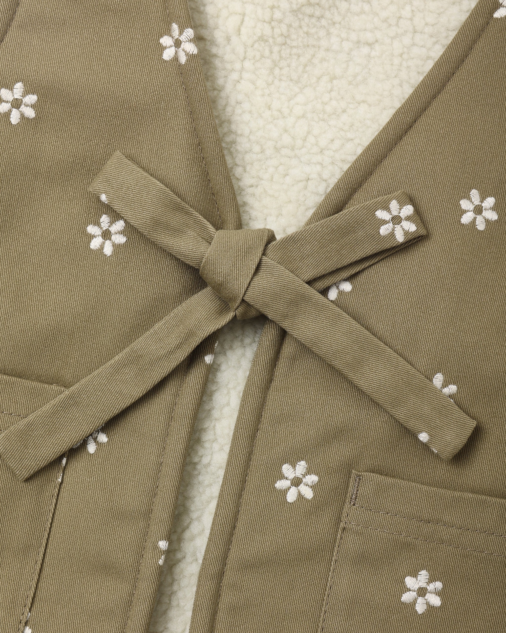 Utility Vest Embroidered Daisies - Rylee + Cru | Kids Clothes | Trendy Baby Clothes | Modern Infant Outfits |