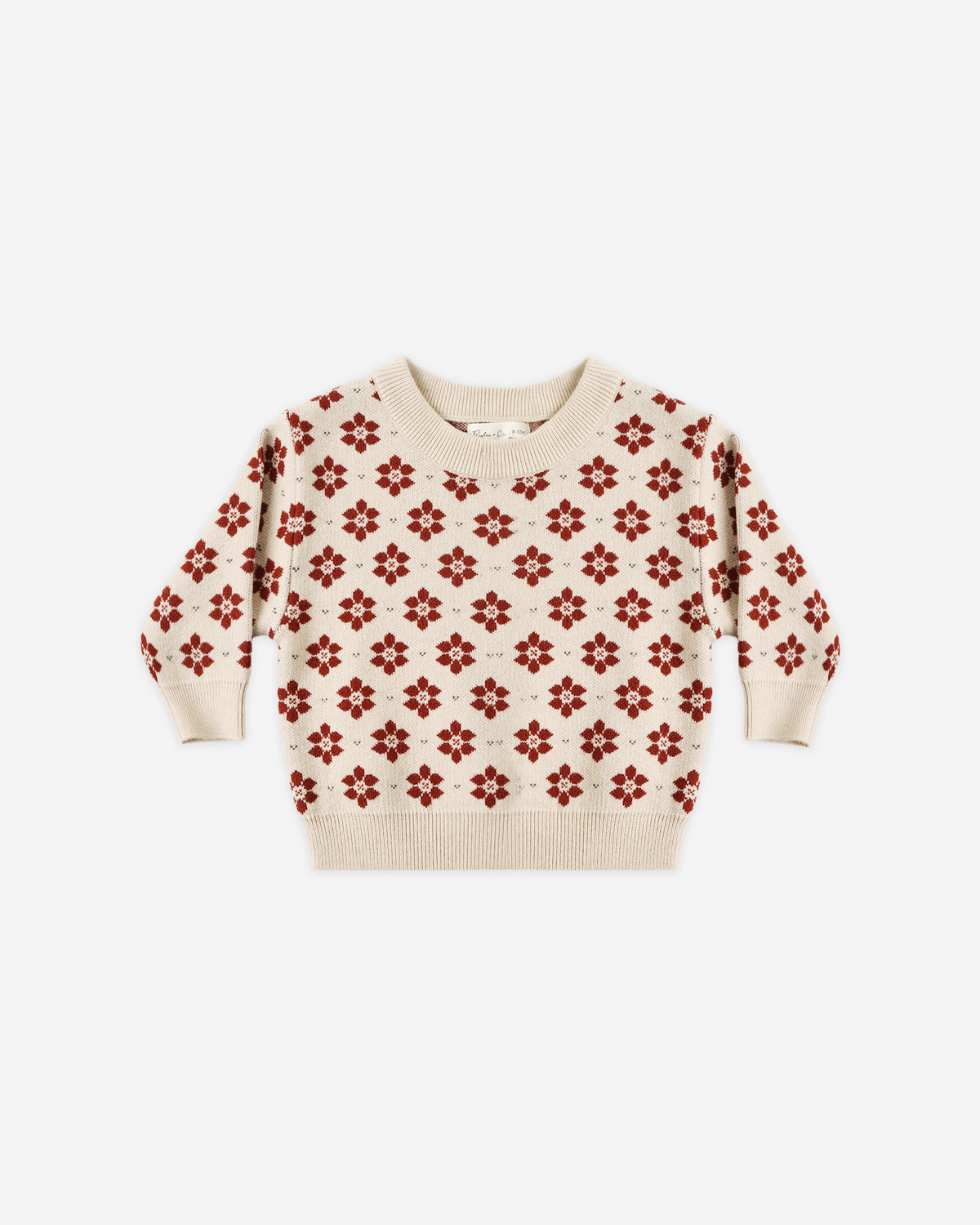 Shiloh Sweater Poinsettia - Rylee + Cru | Kids Clothes | Trendy Baby Clothes | Modern Infant Outfits |
