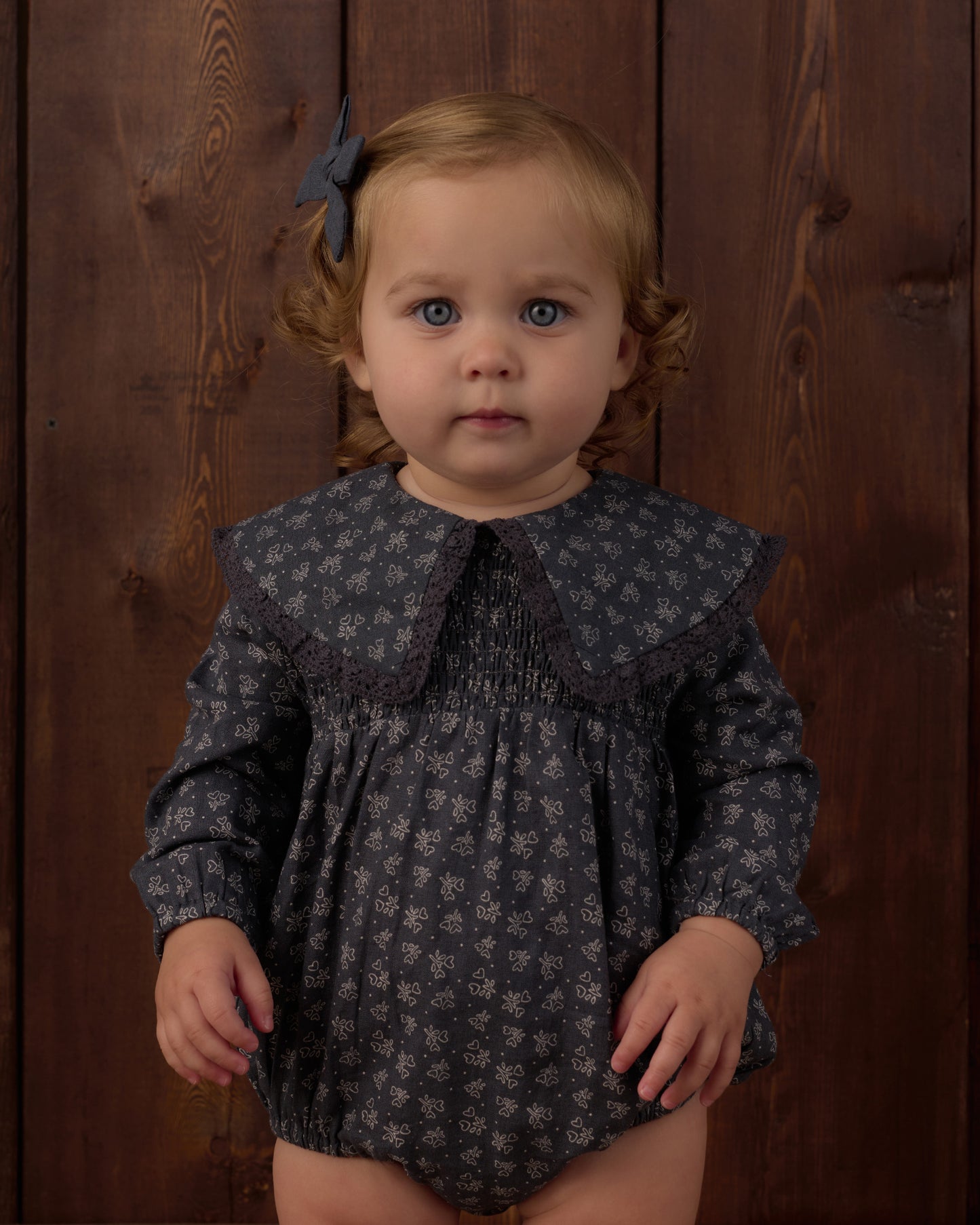 Fern Romper Heart Ditsy - Rylee + Cru | Kids Clothes | Trendy Baby Clothes | Modern Infant Outfits |