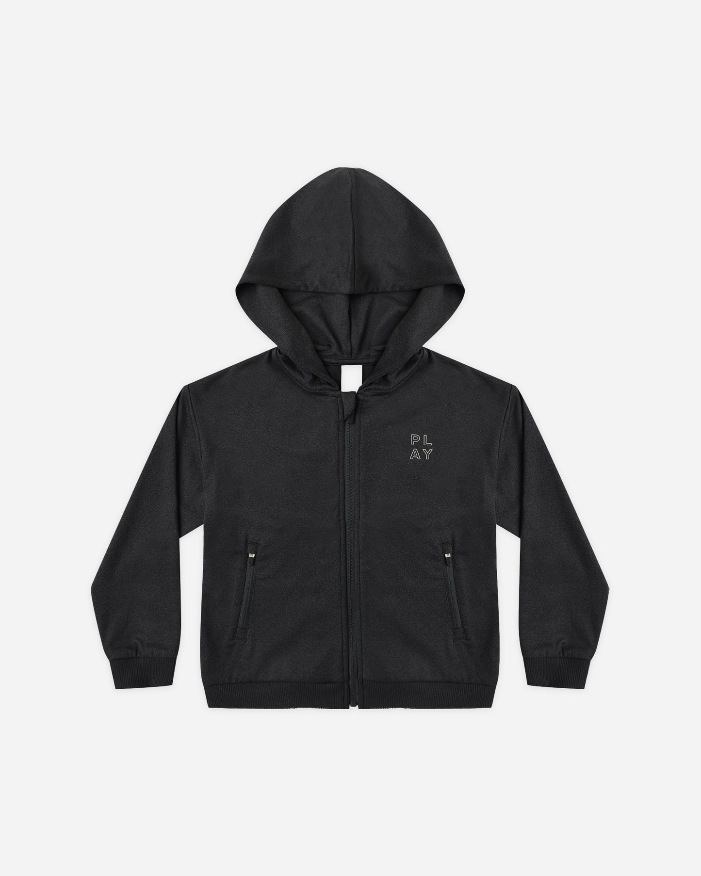 Tech Hoodie Heathered Black - Rylee + Cru | Kids Clothes | Trendy Baby Clothes | Modern Infant Outfits |