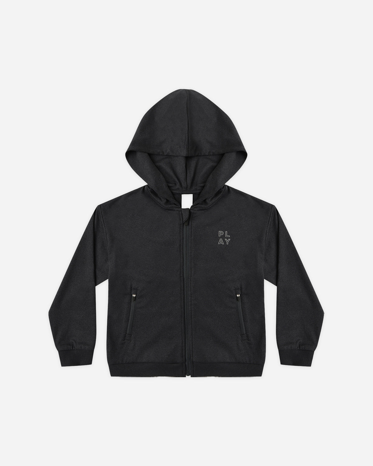 Tech Hoodie Heathered Black - Rylee + Cru | Kids Clothes | Trendy Baby Clothes | Modern Infant Outfits |