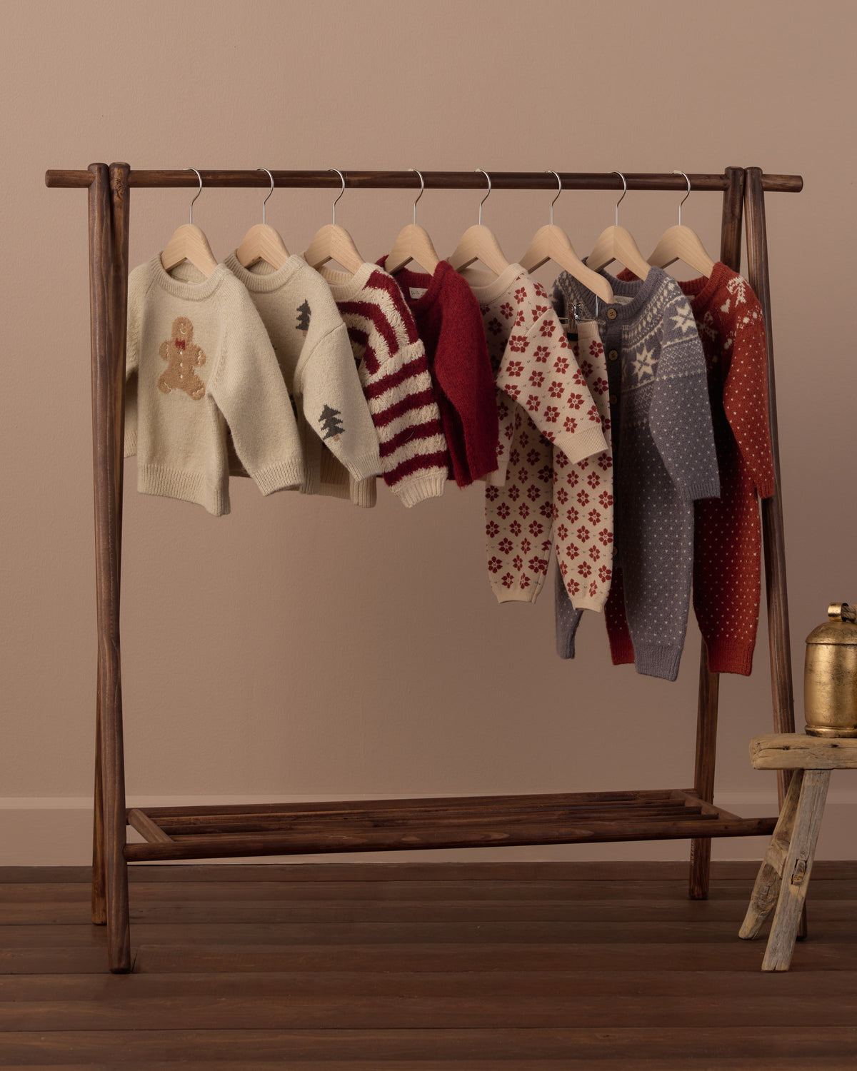 Knit Pant Poinsettia - Rylee + Cru | Kids Clothes | Trendy Baby Clothes | Modern Infant Outfits |