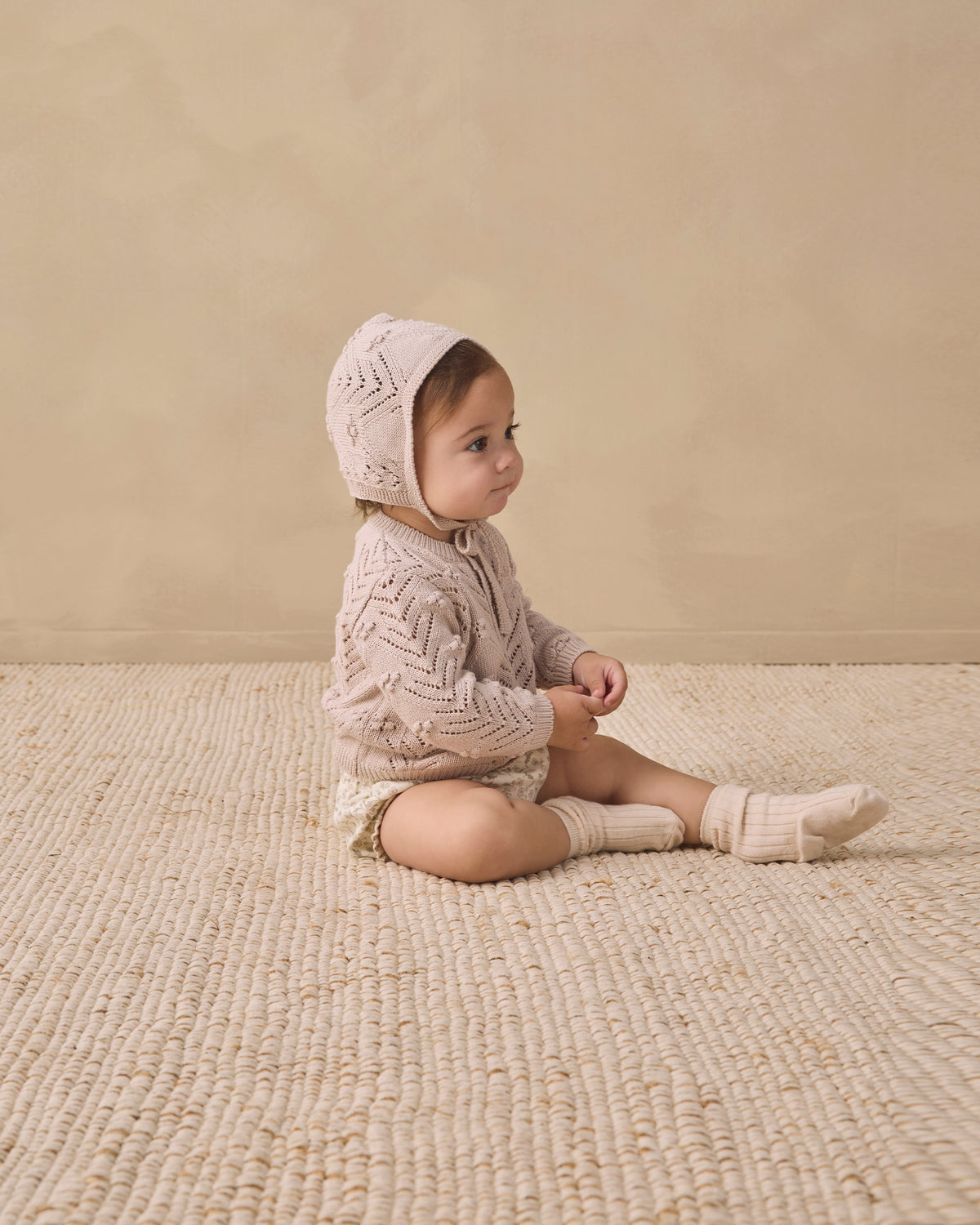 Knit Bonnet Lilac Mist - Rylee + Cru | Kids Clothes | Trendy Baby Clothes | Modern Infant Outfits |