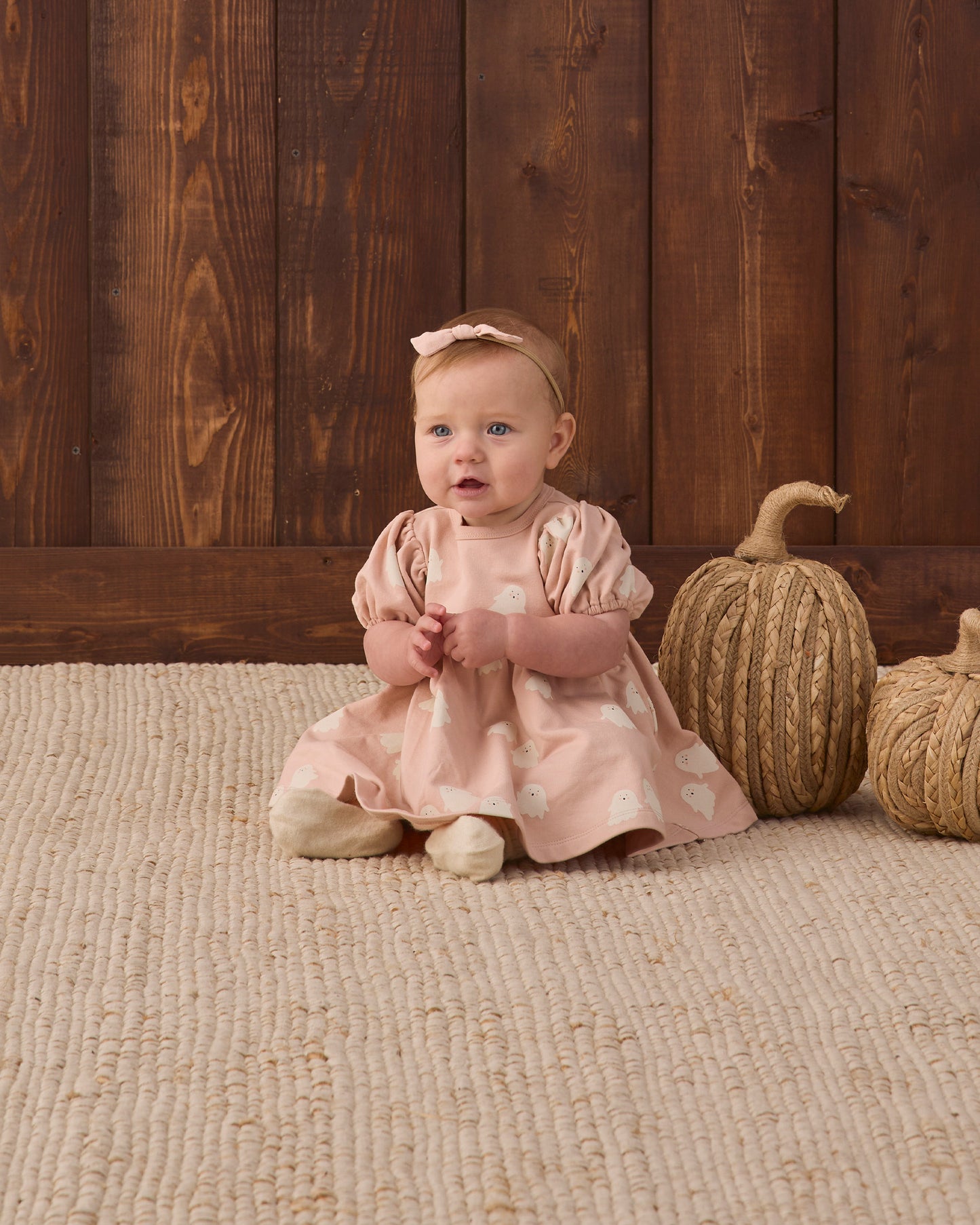 Darla Dress Sweet Ghost - Rylee + Cru | Kids Clothes | Trendy Baby Clothes | Modern Infant Outfits |