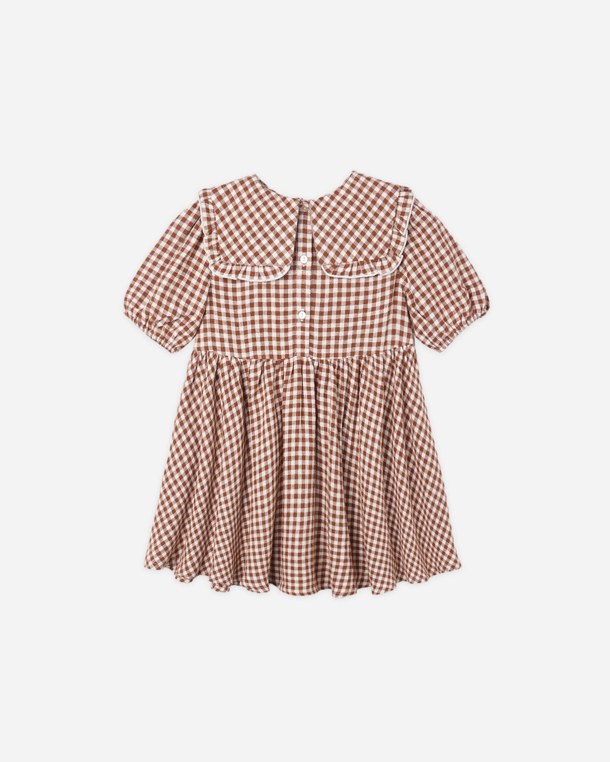 Camille Dress Brick Check - Rylee + Cru | Kids Clothes | Trendy Baby Clothes | Modern Infant Outfits |