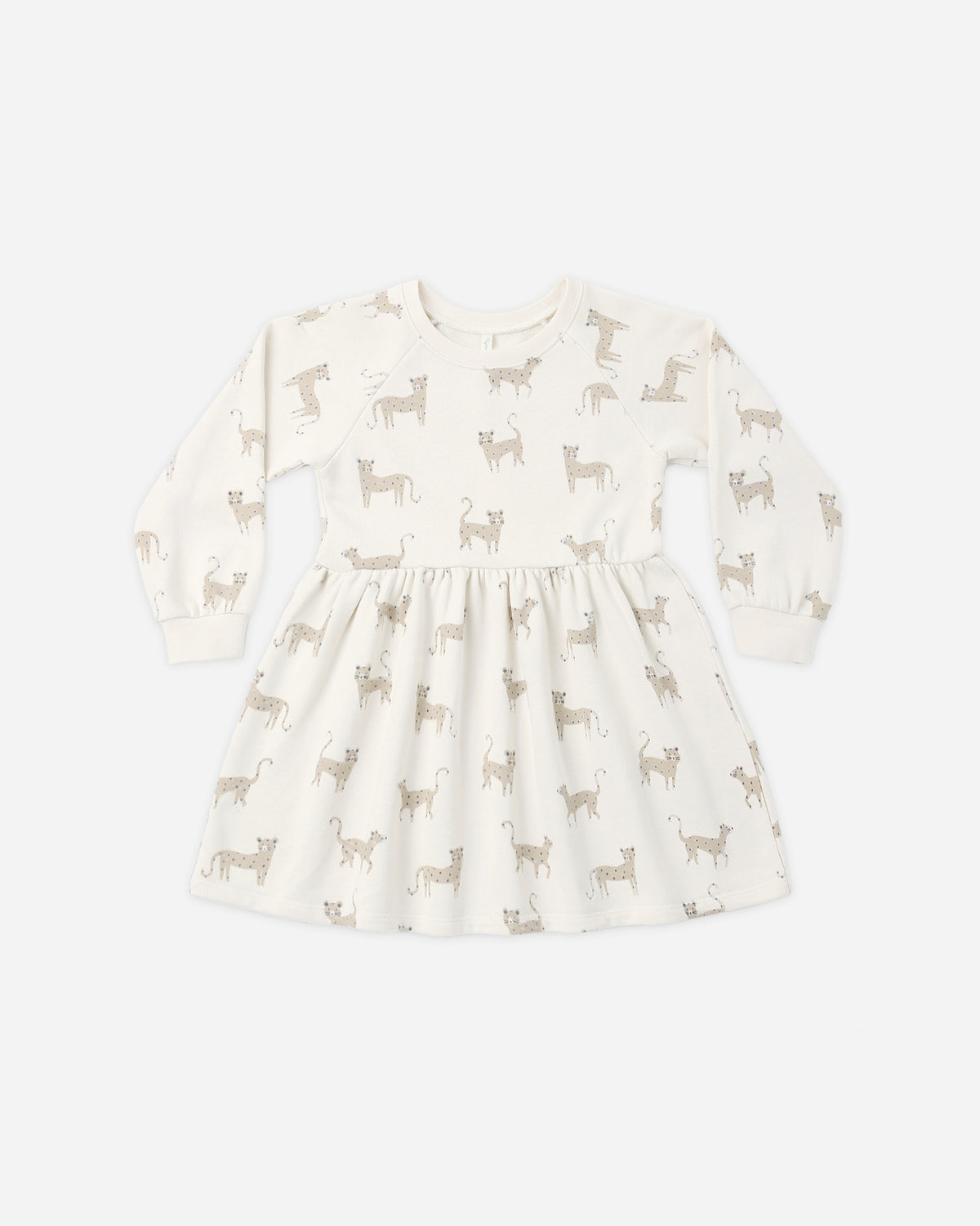 Raglan Dress Leopards - Rylee + Cru | Kids Clothes | Trendy Baby Clothes | Modern Infant Outfits |