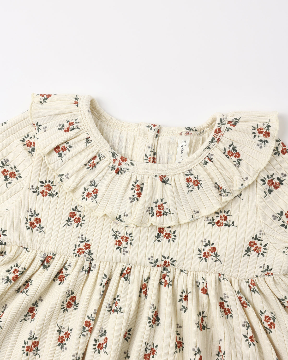 Ruffle Collar Dress Ruby Bloom - Rylee + Cru | Kids Clothes | Trendy Baby Clothes | Modern Infant Outfits |