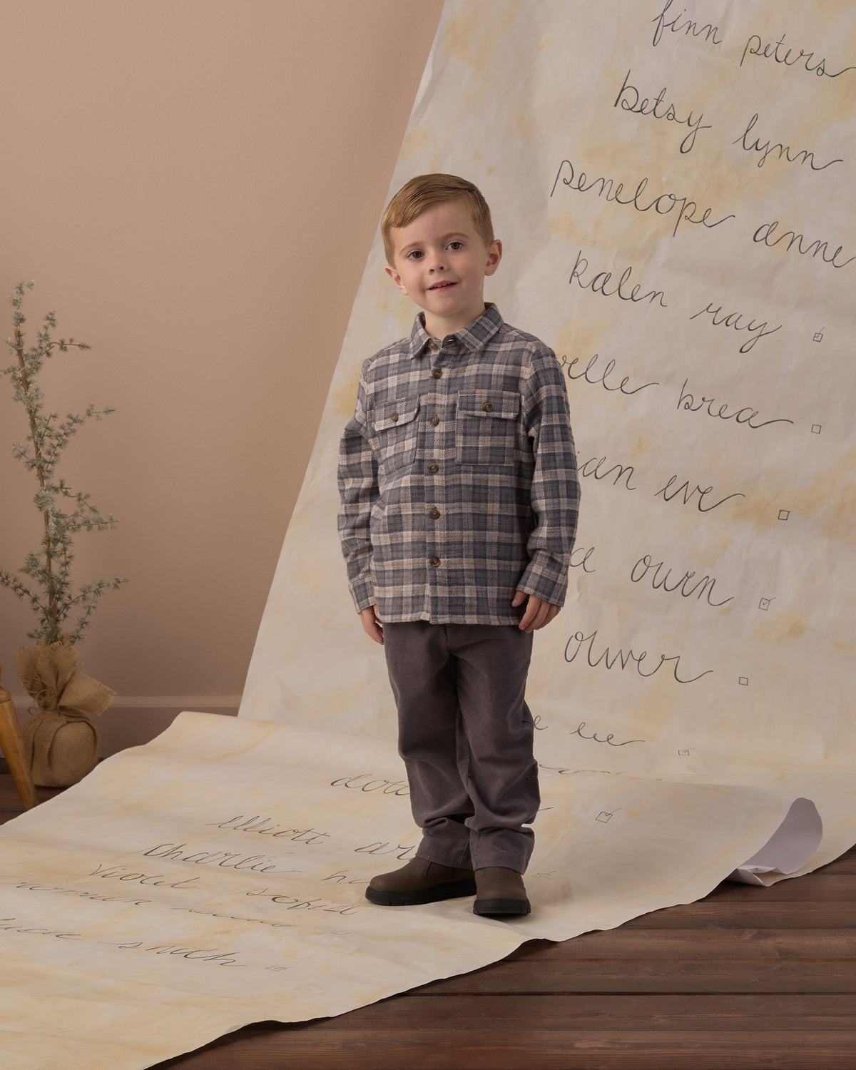 Kalen Pant Slate - Rylee + Cru | Kids Clothes | Trendy Baby Clothes | Modern Infant Outfits |