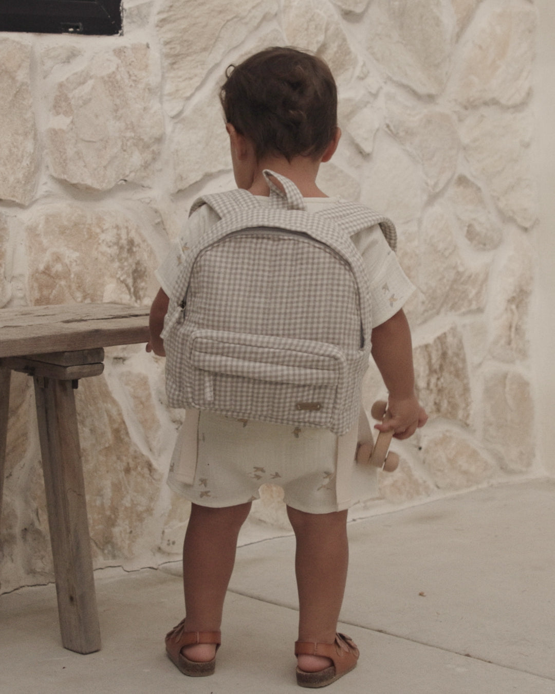 Woven Boxy Top + Short Set Birds